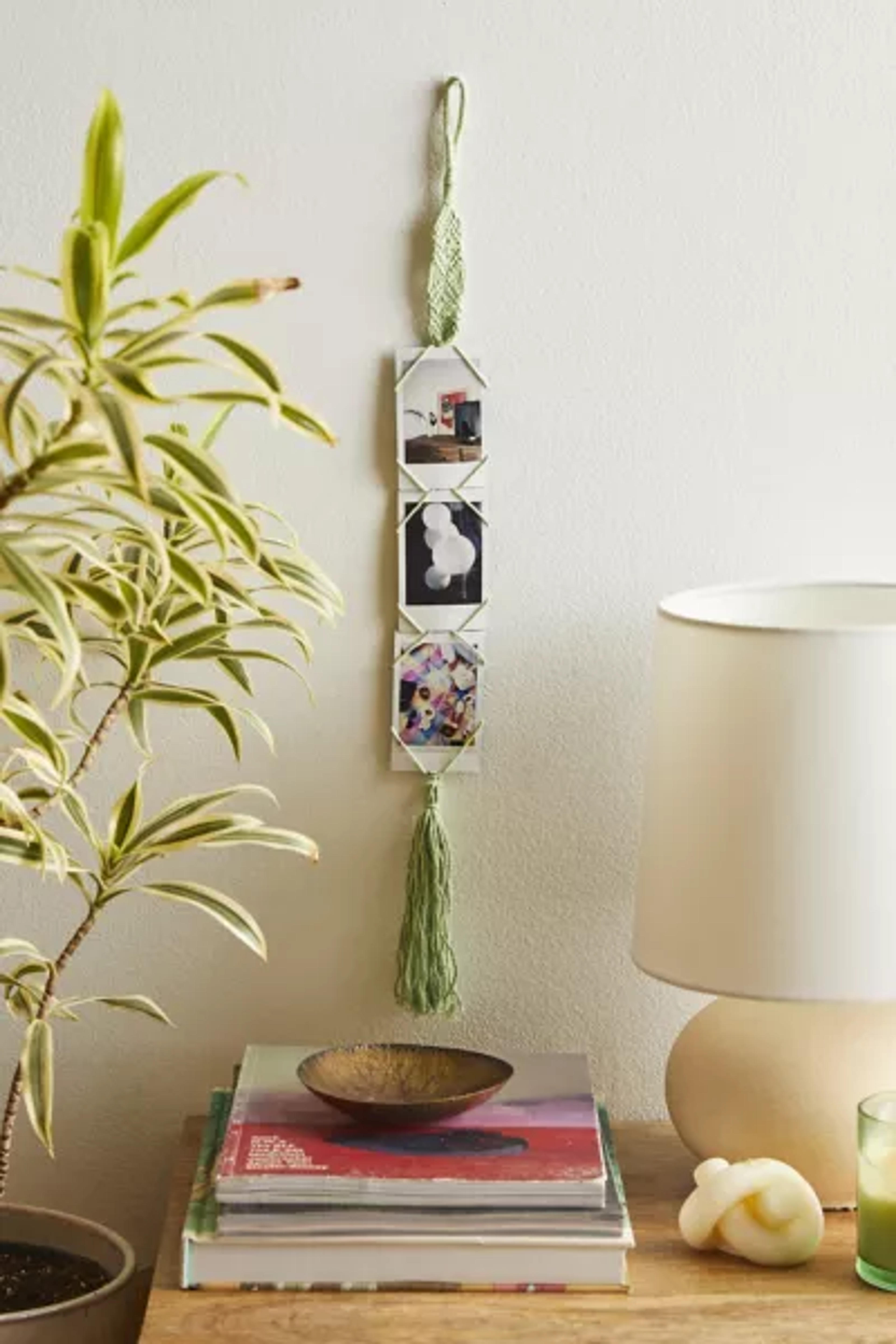 Macrame Instax Photo Holder