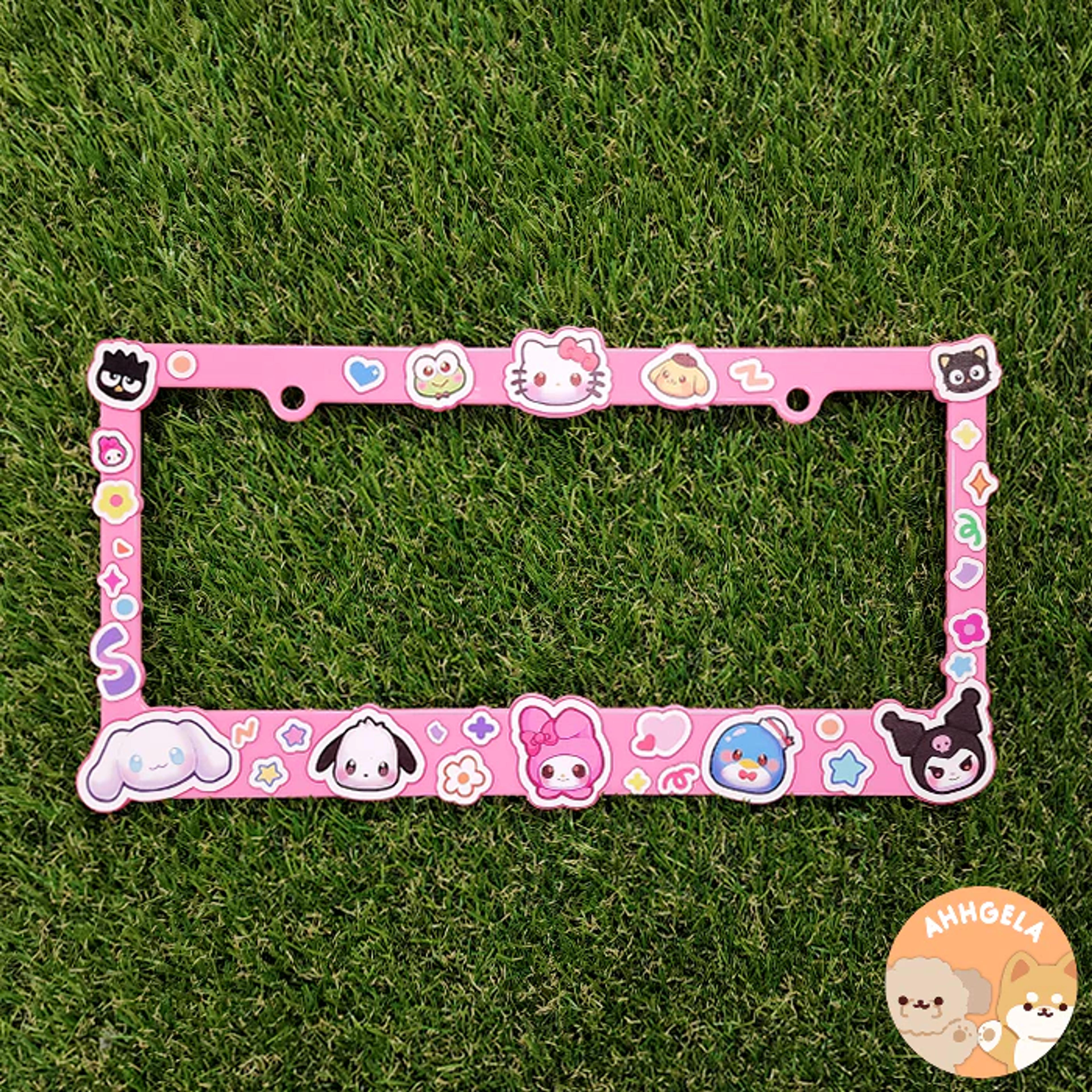 Kawaii Deco License Plate Frame