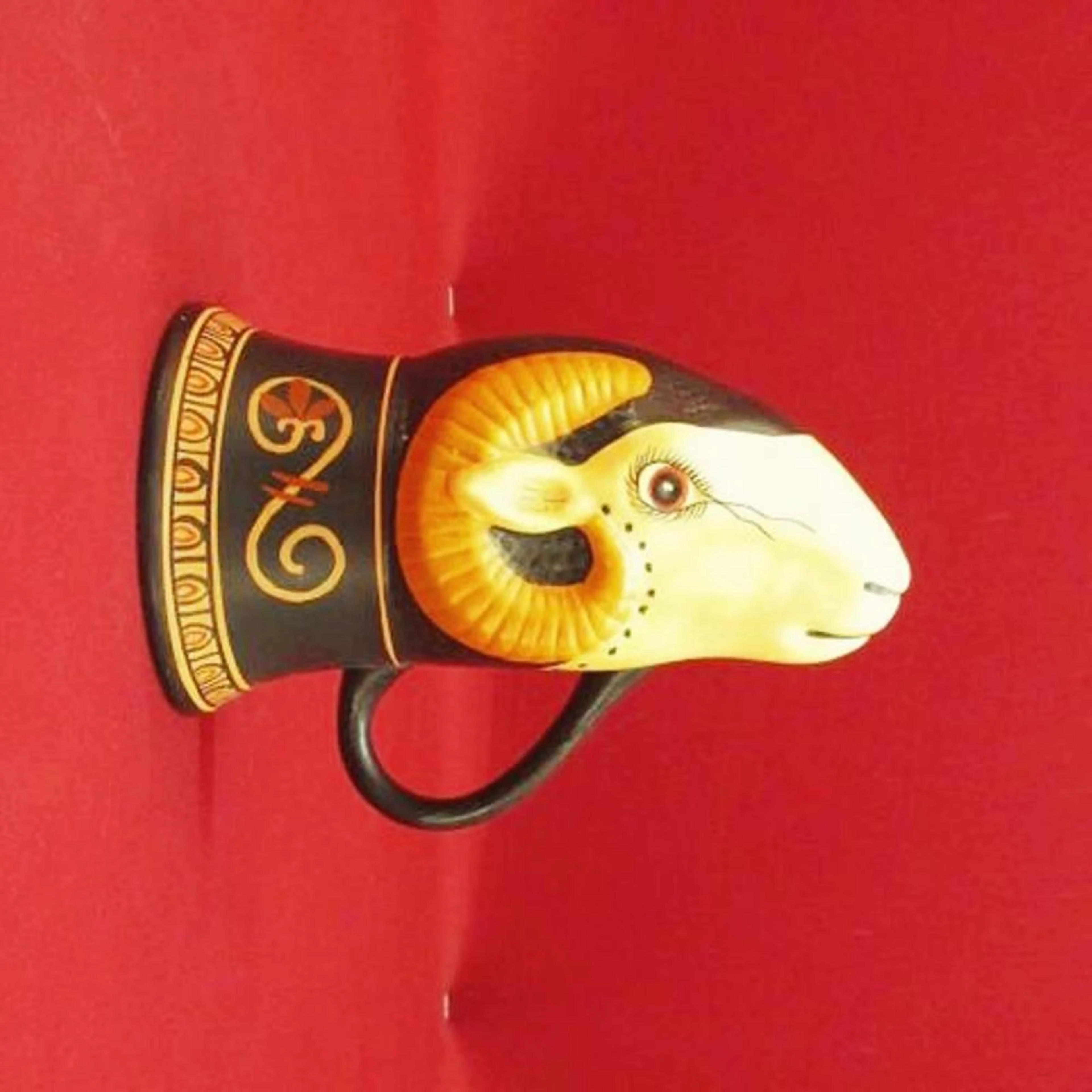 Greek Rhyton Ram Head