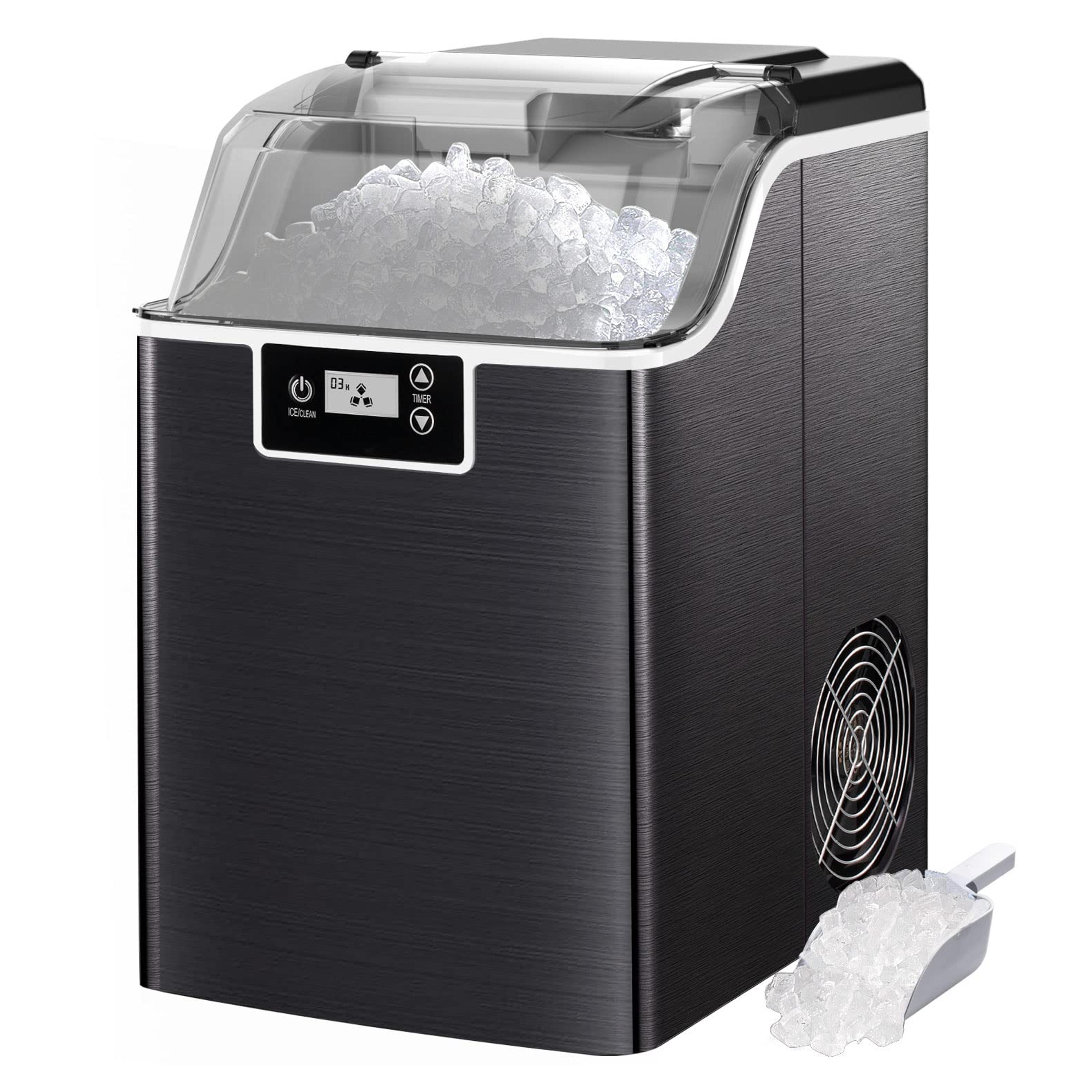 Amazon.com: Kndko Nugget Ice Maker Countertop,14,000pcs/45lbs/Day,Pebble Ice Maker with Self-Cleaning,Crushed Ice Makers for Home Kitchen Bar Party : Appliances