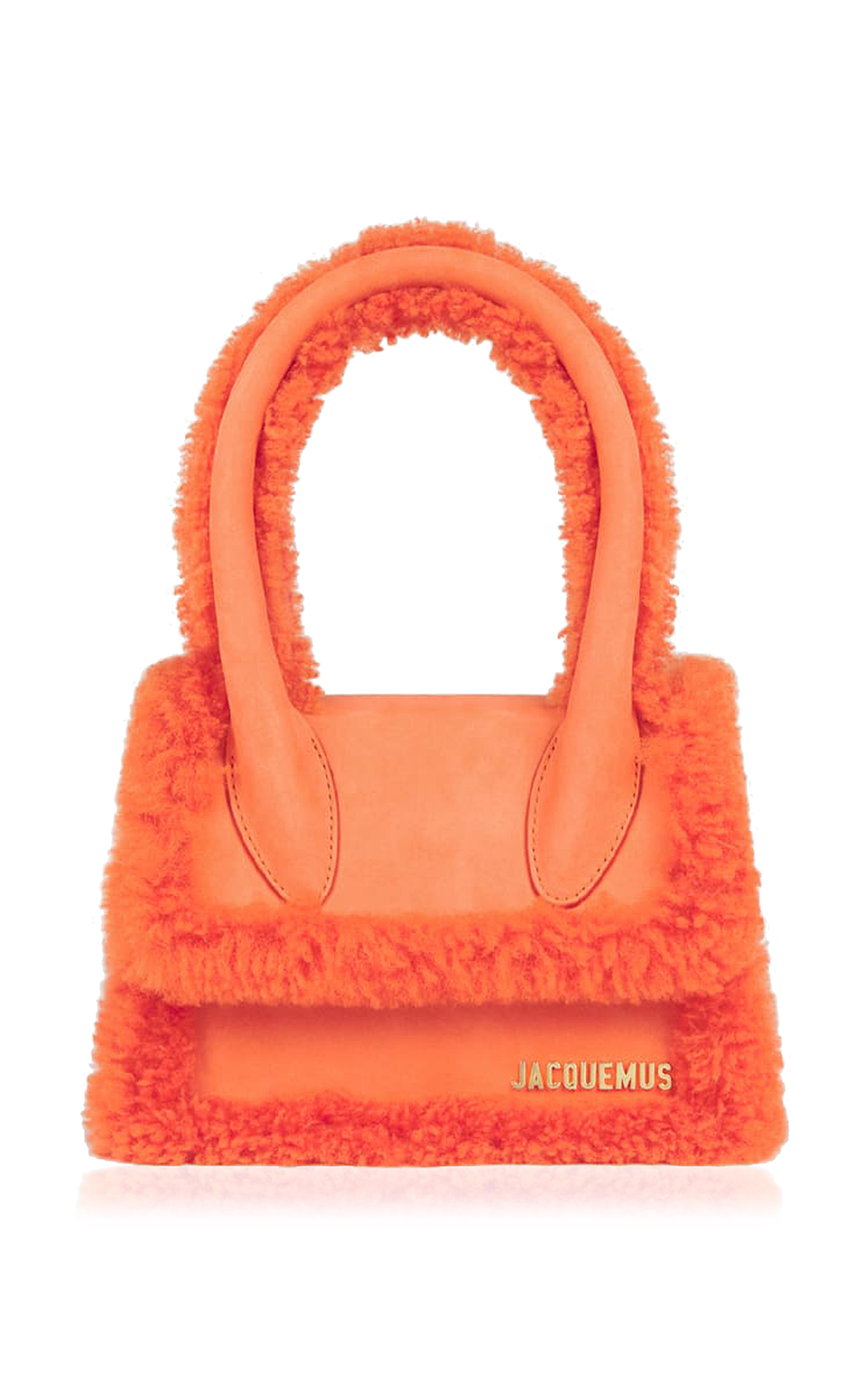 Jacquemus - Le Chiquito Shearling Top Handle Bag