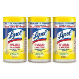 Lysol Disinfecting Wipes - Lemon & Lime Blossom : Target