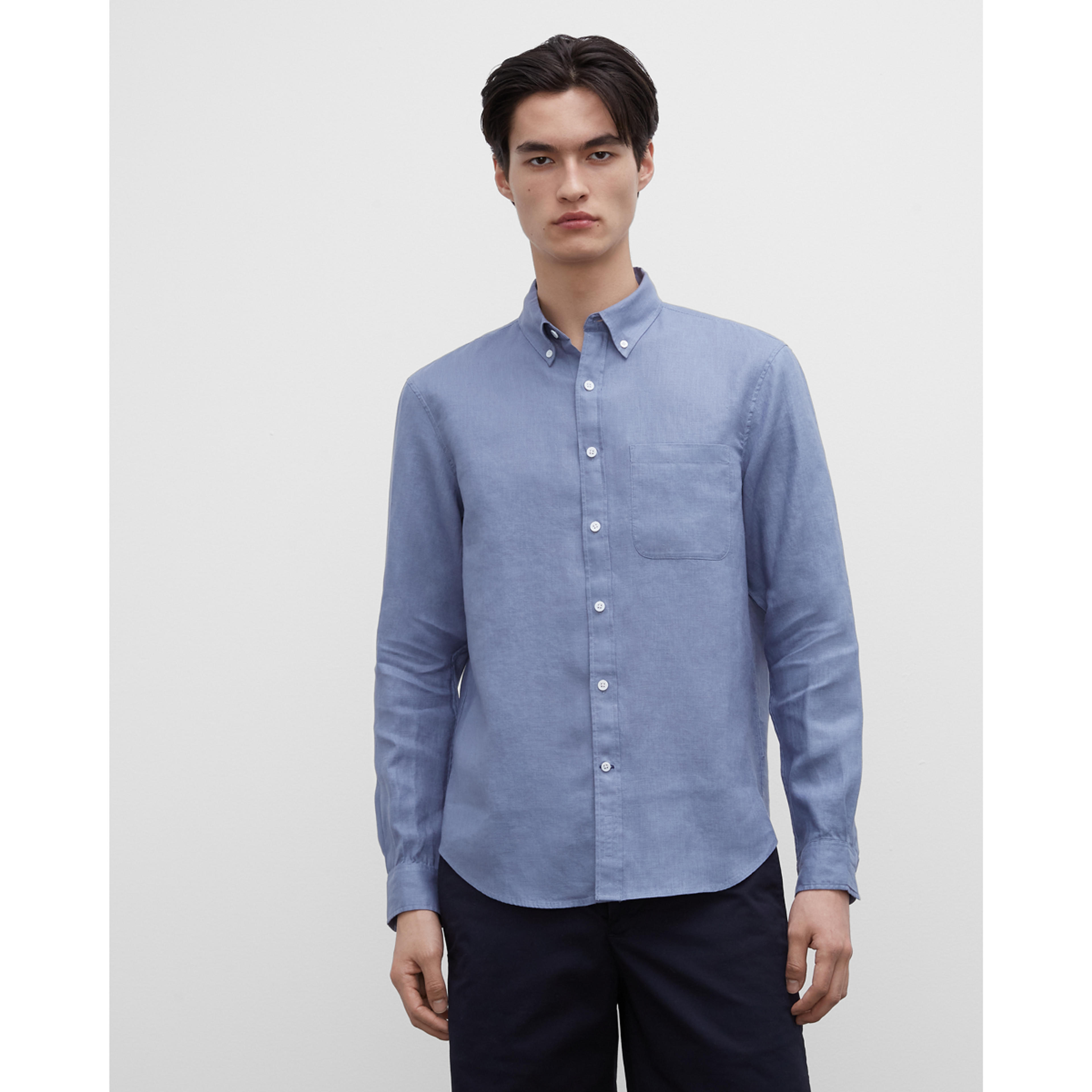 Men's Slim Linen Shirt | Club Monaco