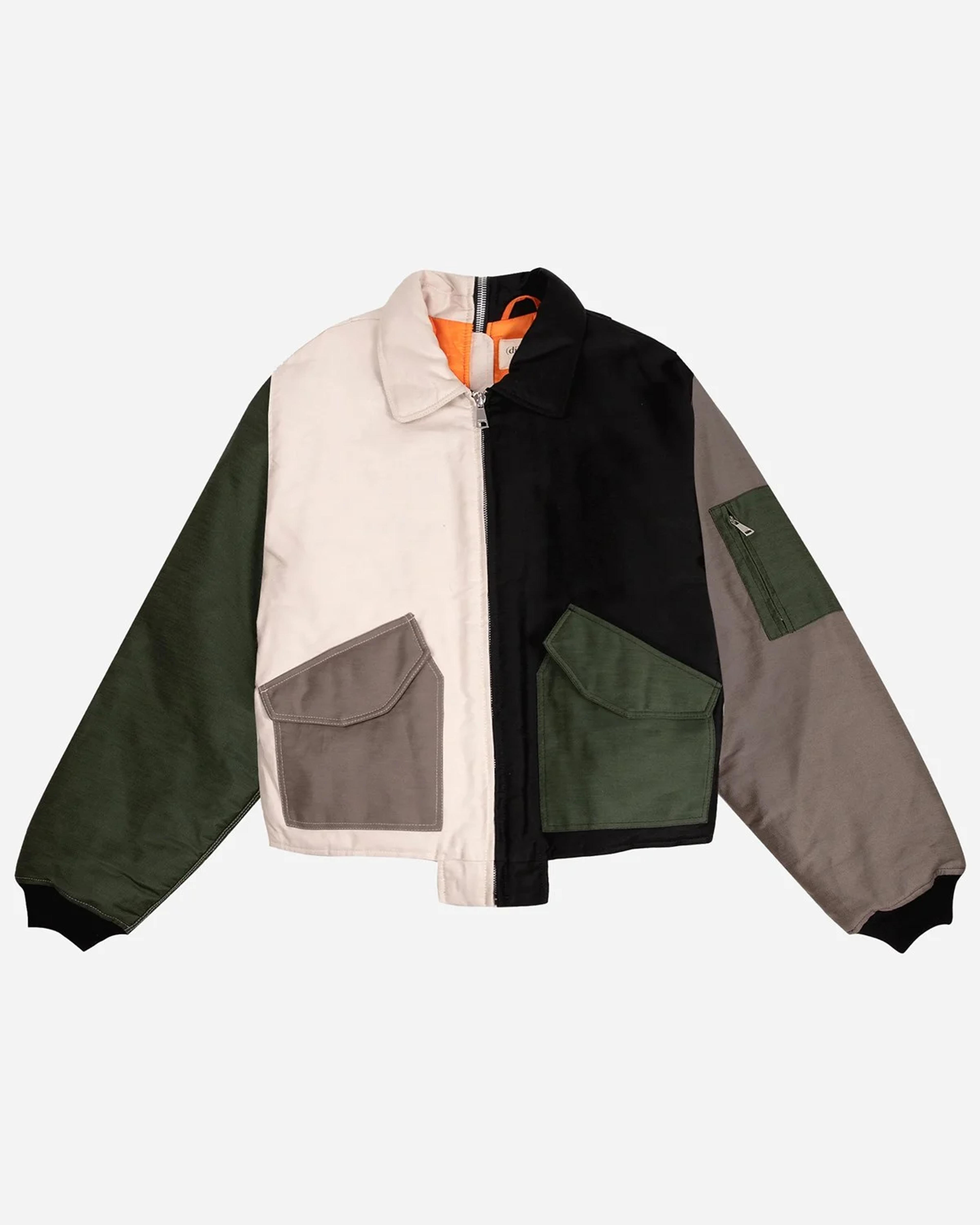 (di)vision Split Bomber Jacket BLACK/GREEN/GREY/WHITE | 22SS23-3