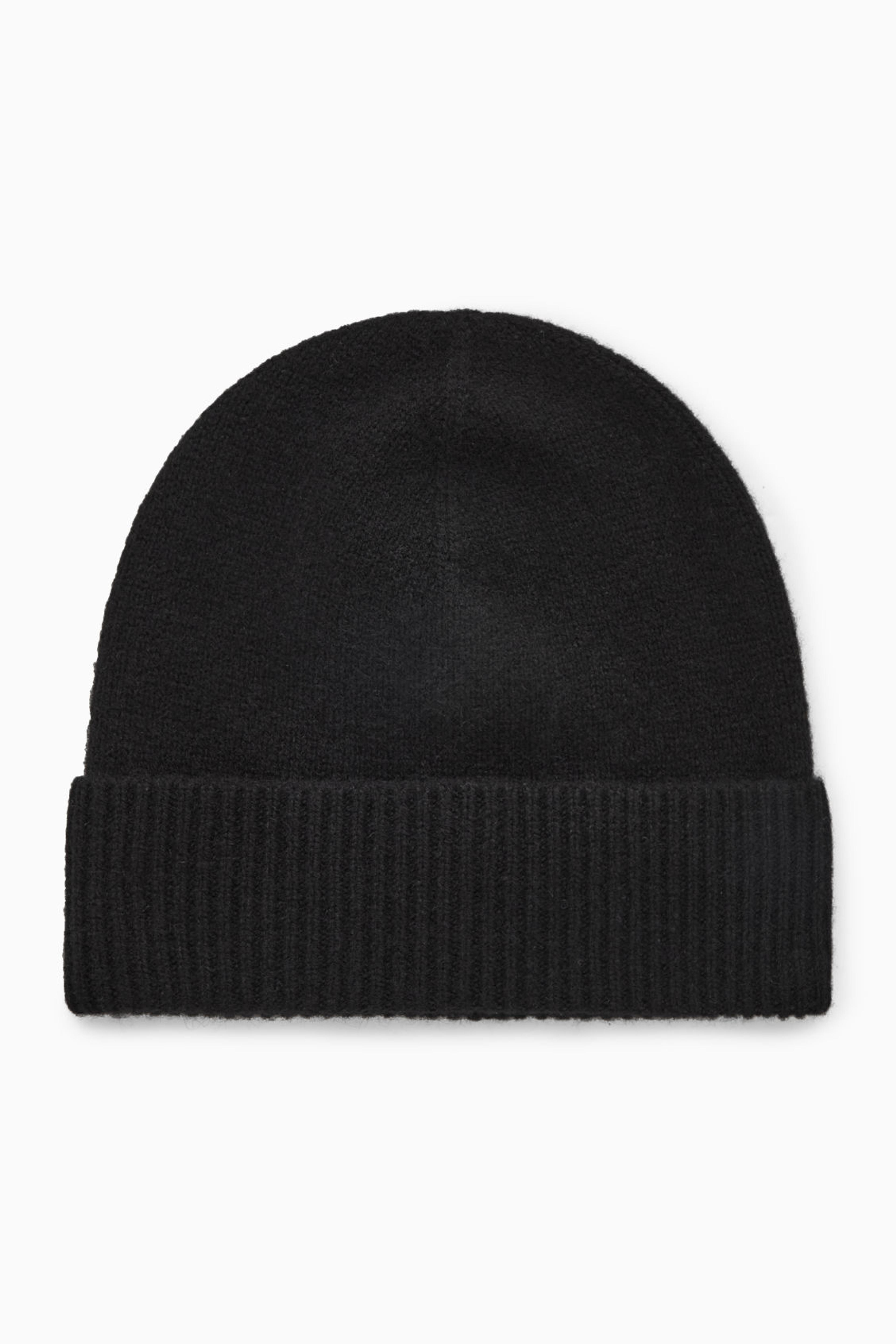 CASHMERE BEANIE - BLACK - Hats - COS US