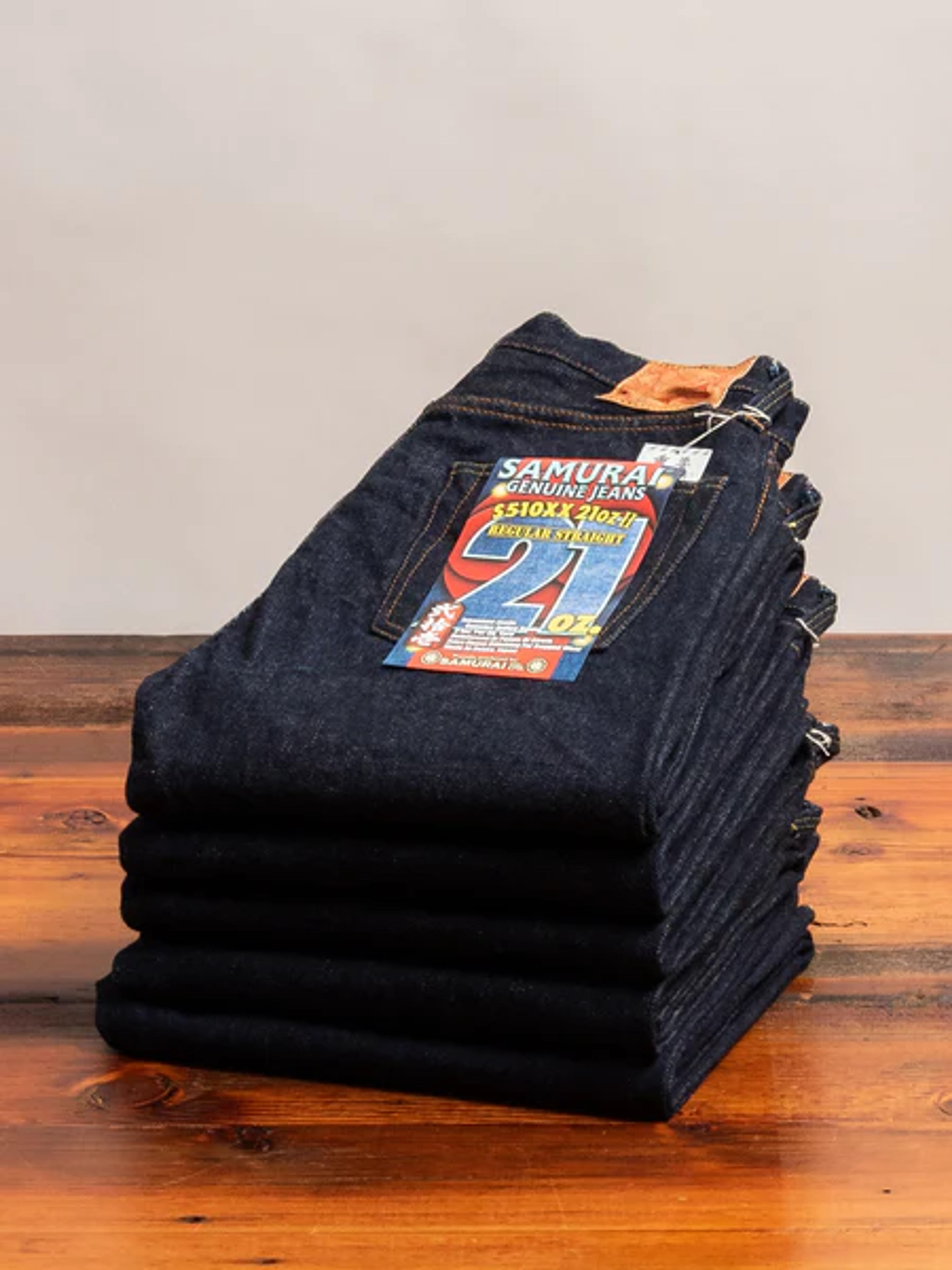 S510XX21ozII "Cho-Kiwami" 21oz Selvedge Denim - Regular Straight Fit – Blue Owl Workshop