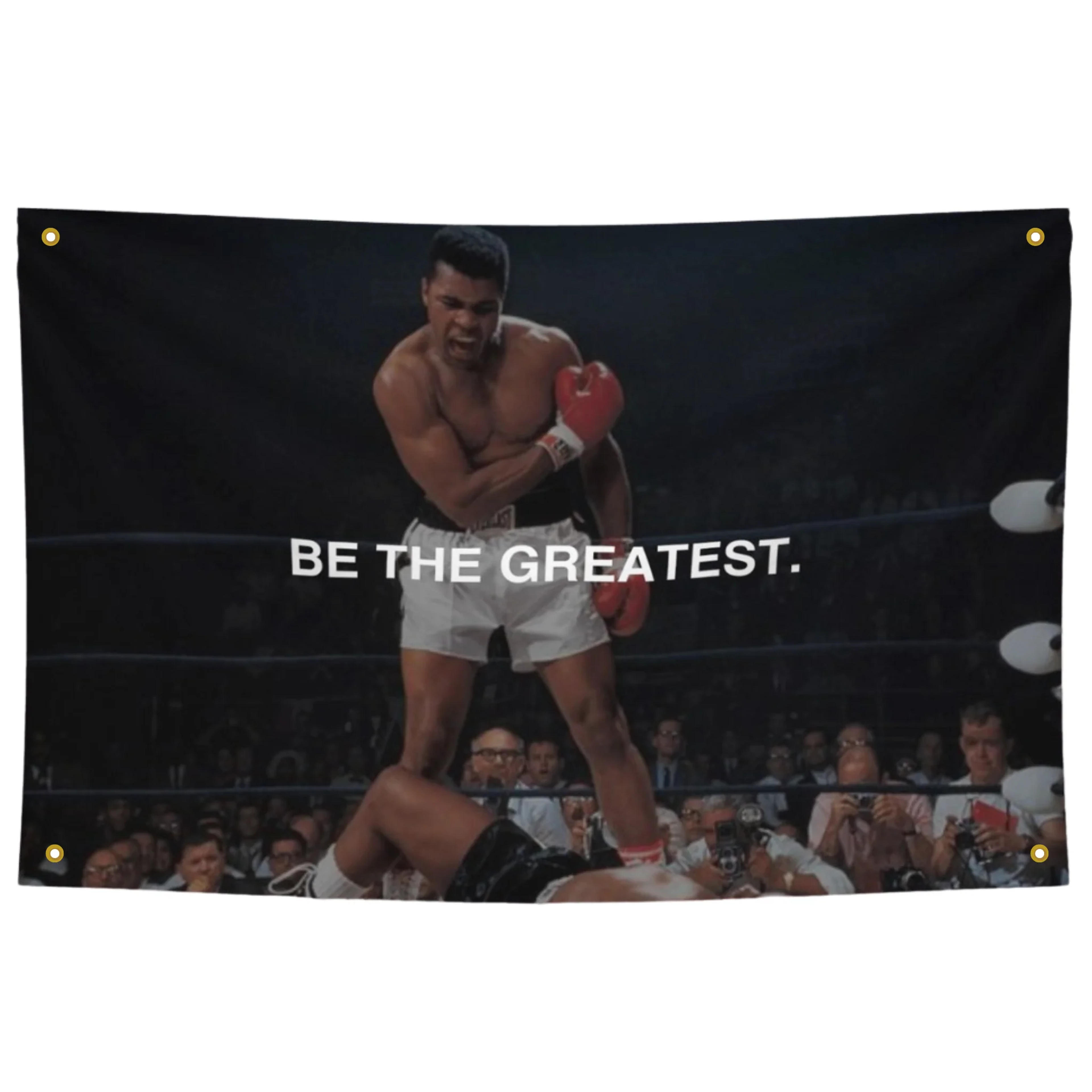 Muhammad Ali "Be the greatest" Flag