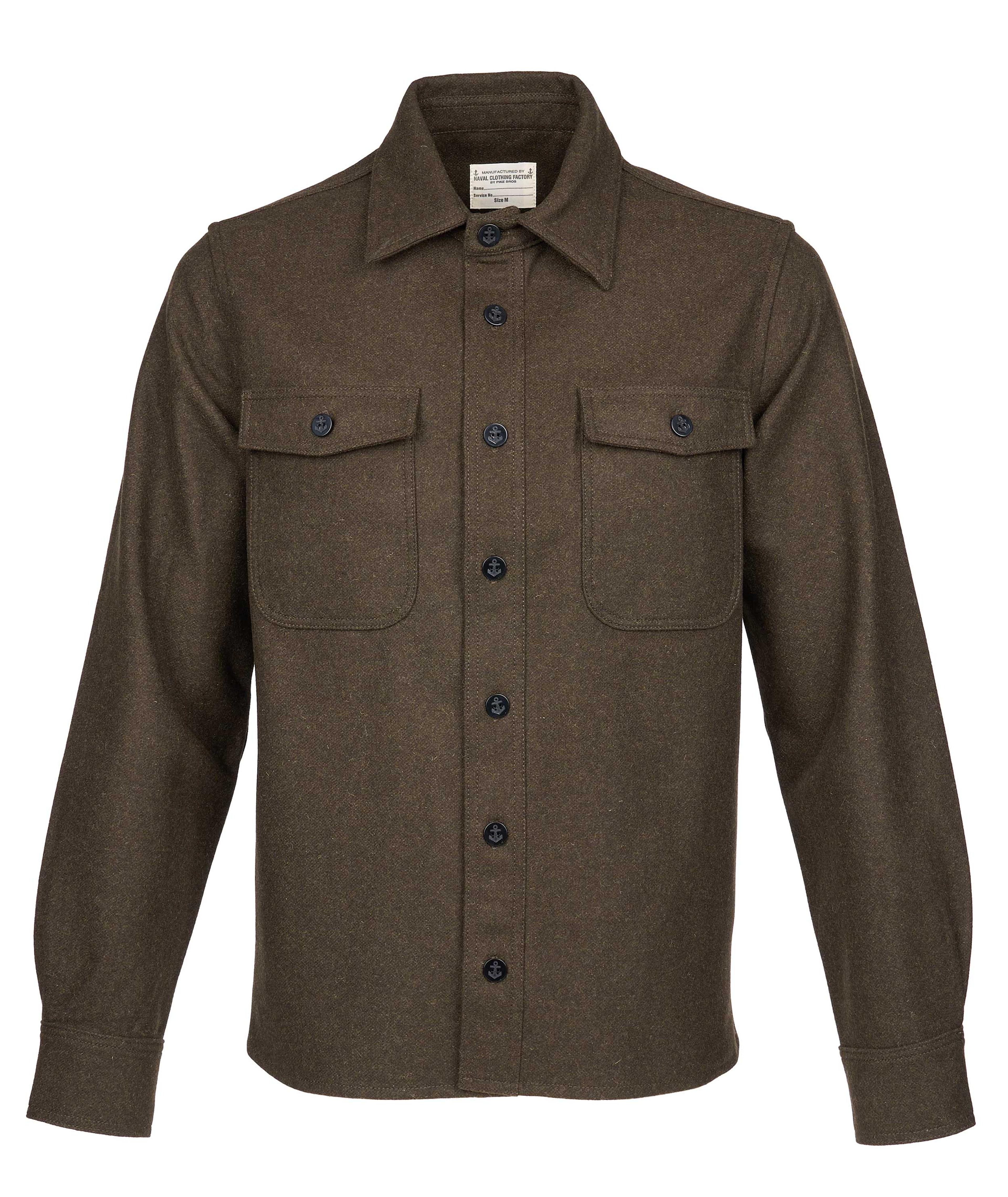 1943 CPO Shirt olive wool | M | P0401-17-0029-M