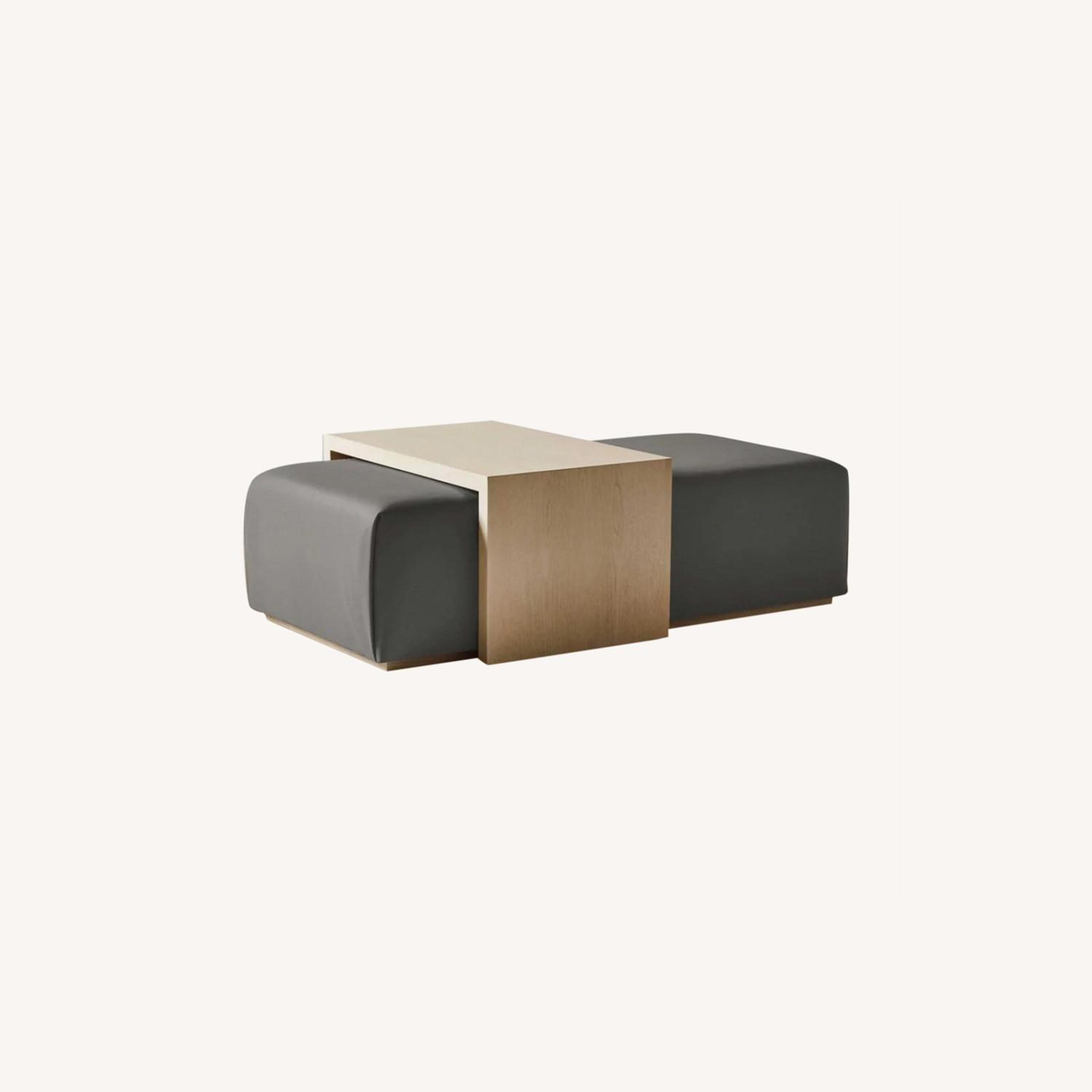 The Bowery Coffe Table Ottoman - AptDeco