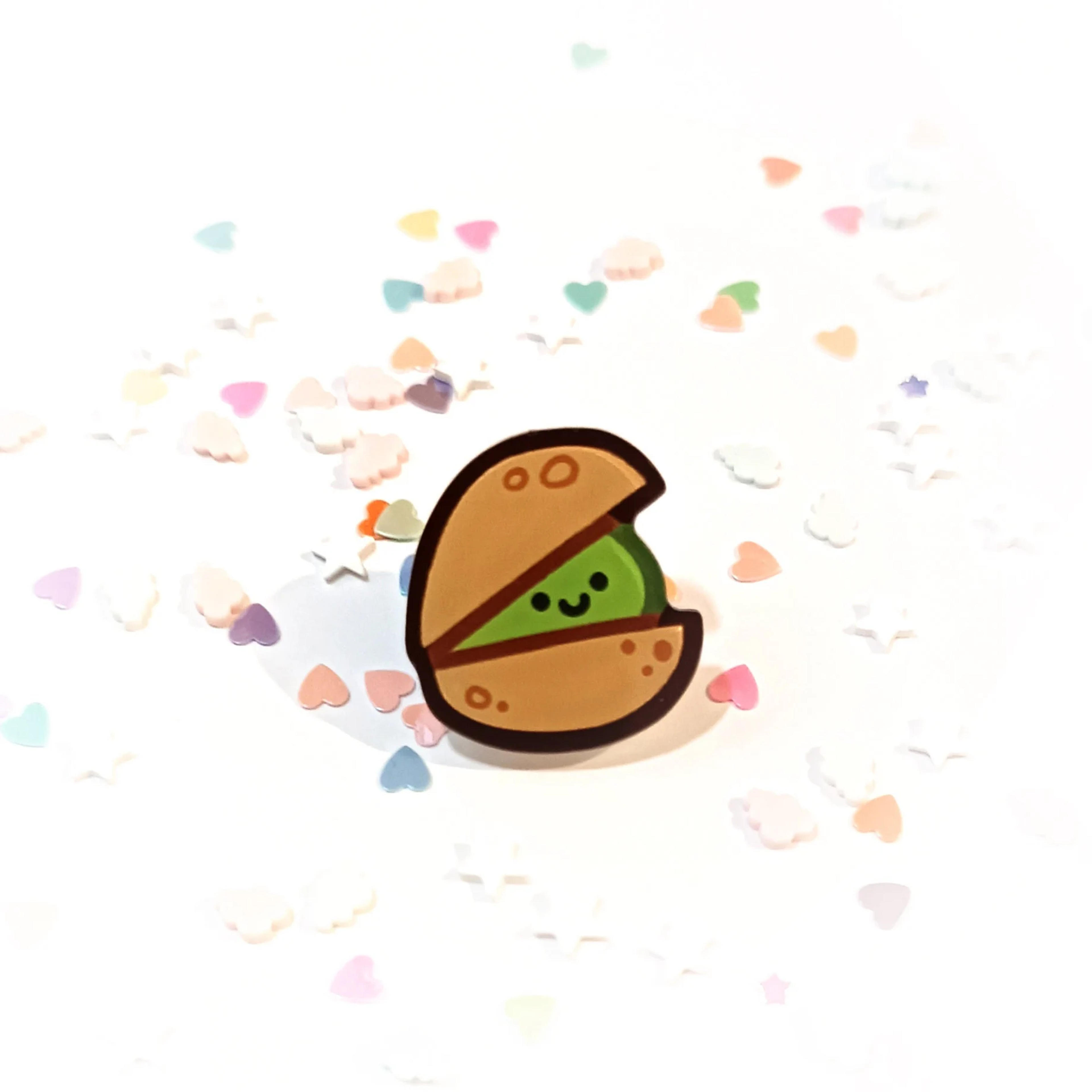 Tiny Pistachio Pin - Etsy UK