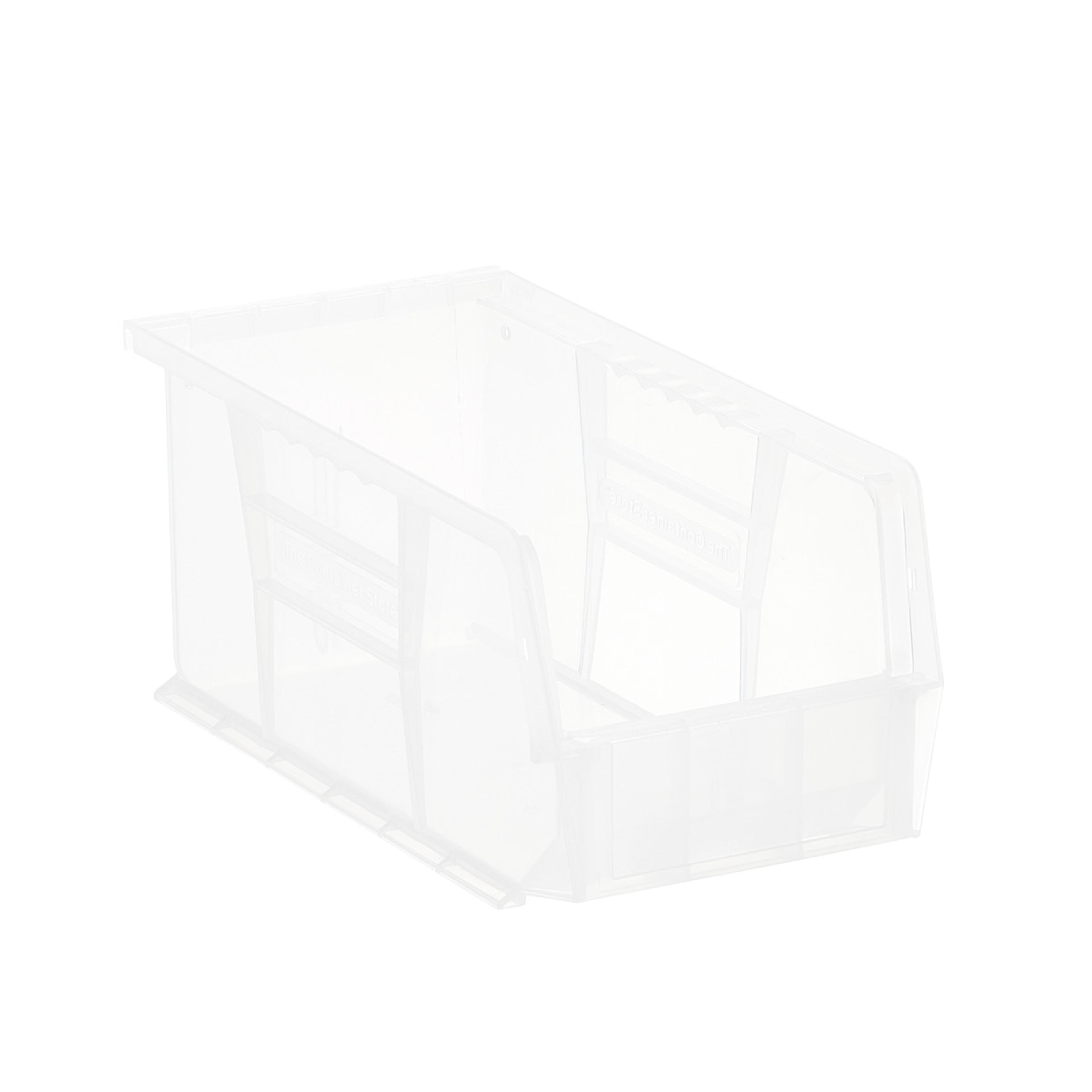 Utility Narrow Stackable Plastic Bins | The Container Store