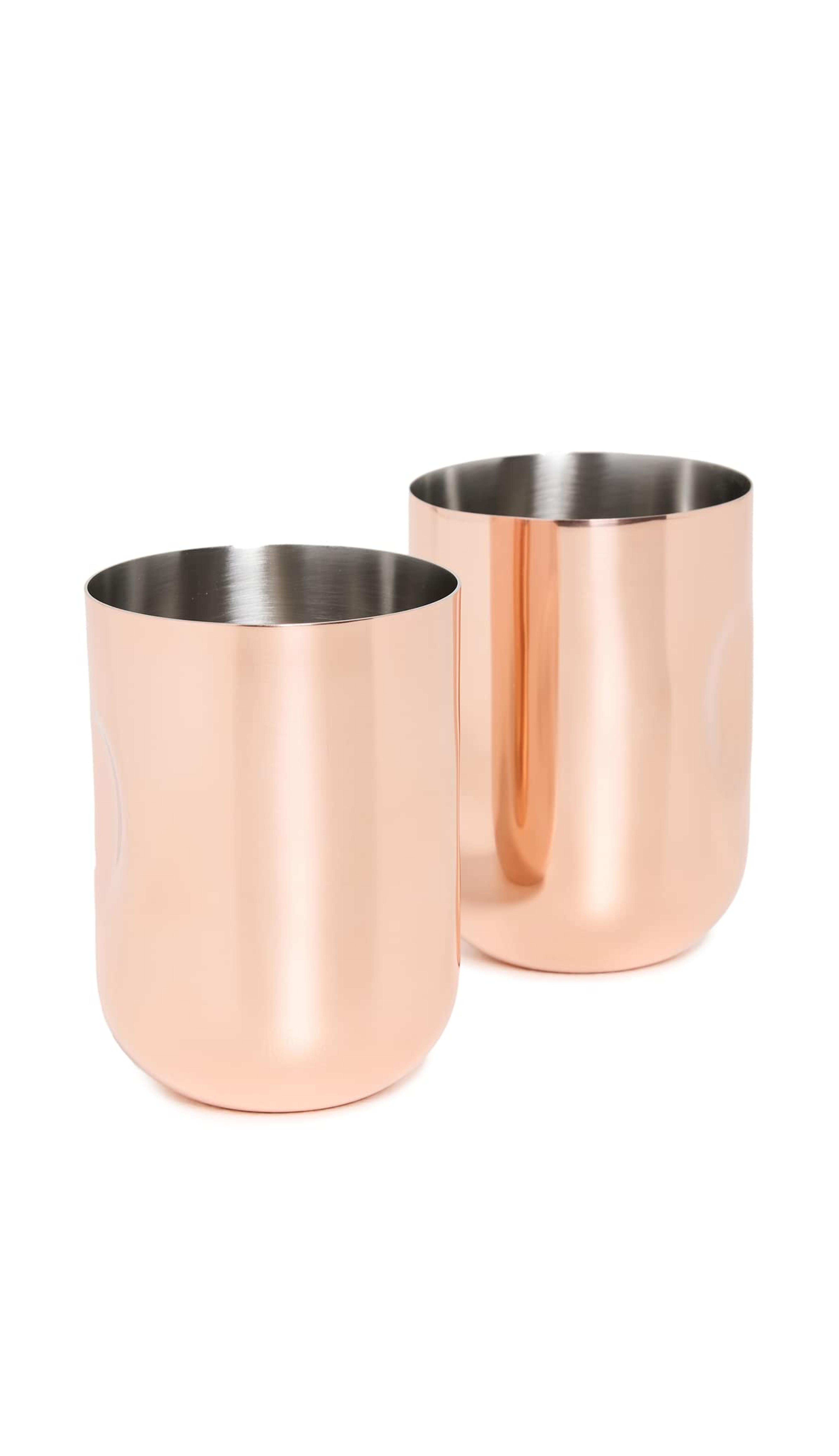 Tom Dixon Plum Moscow Mule Cups, Set of 2, Copper