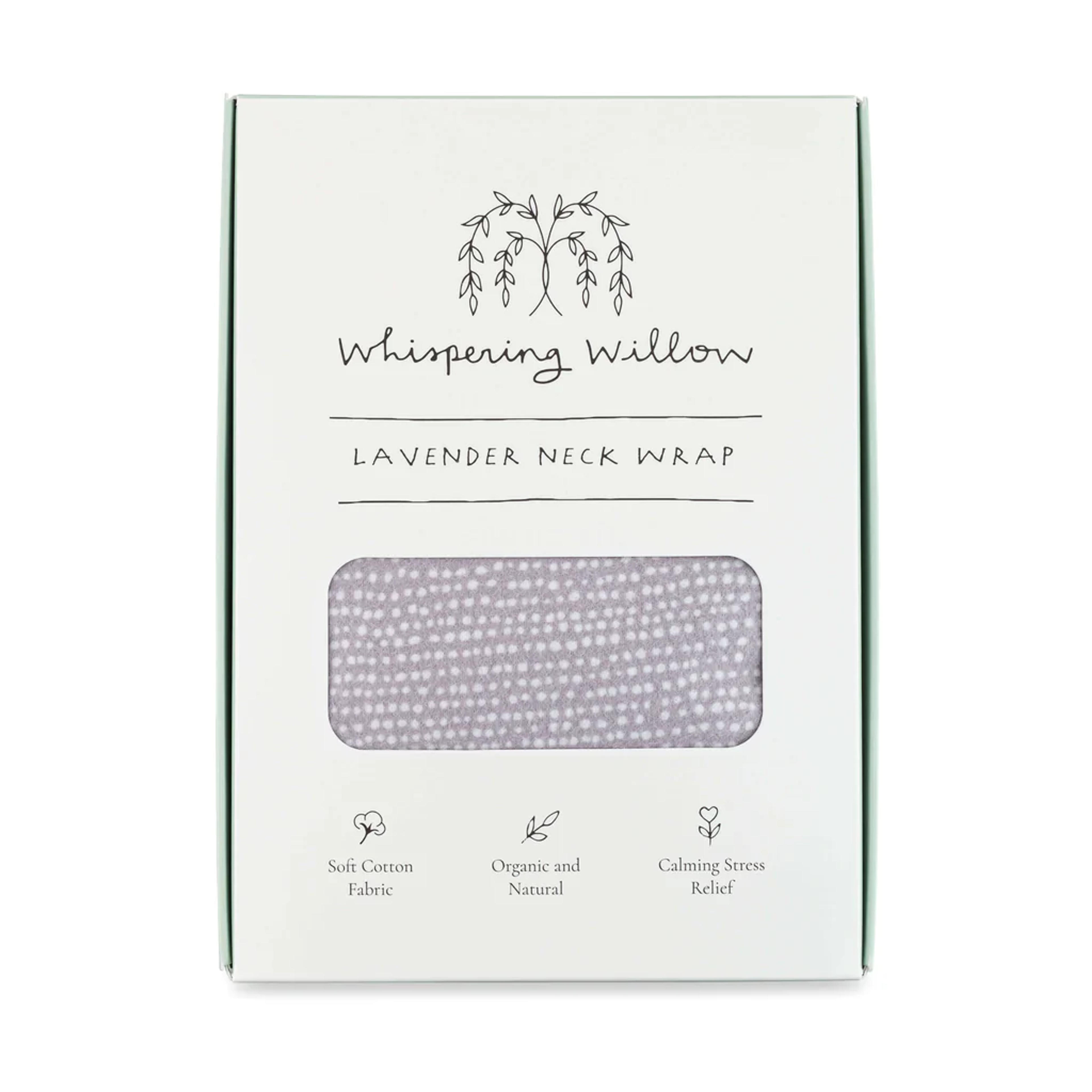 Lavender and Flax Seed Neck Pillow (Microwavable) | Whispering Willow