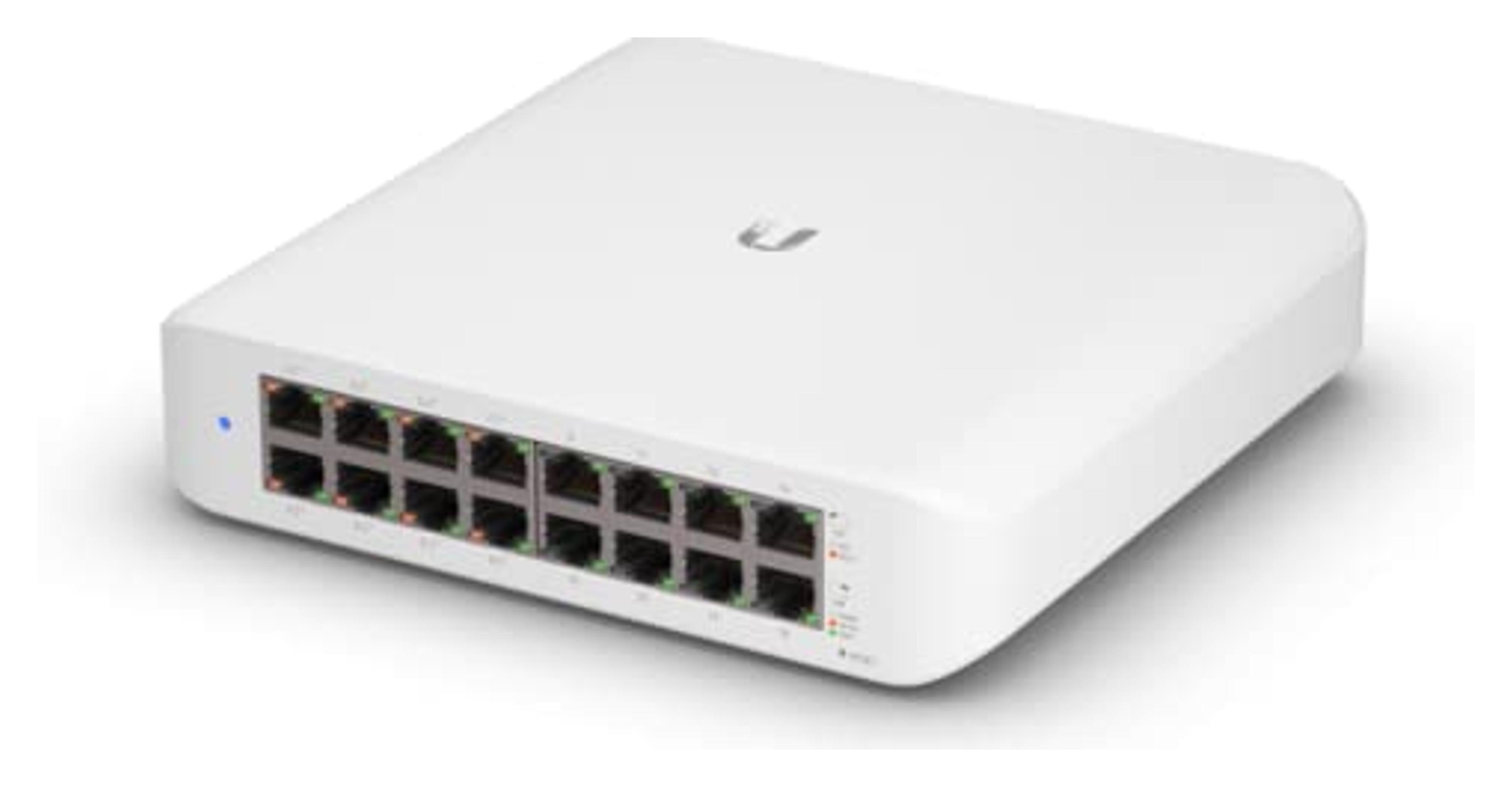 1x Amazon.com: Ubiquiti USW-LITE-16-POE UniFi Switch Lite 16 Port Gigabit Managed Switch with 8 POE+ Ports : Electronics