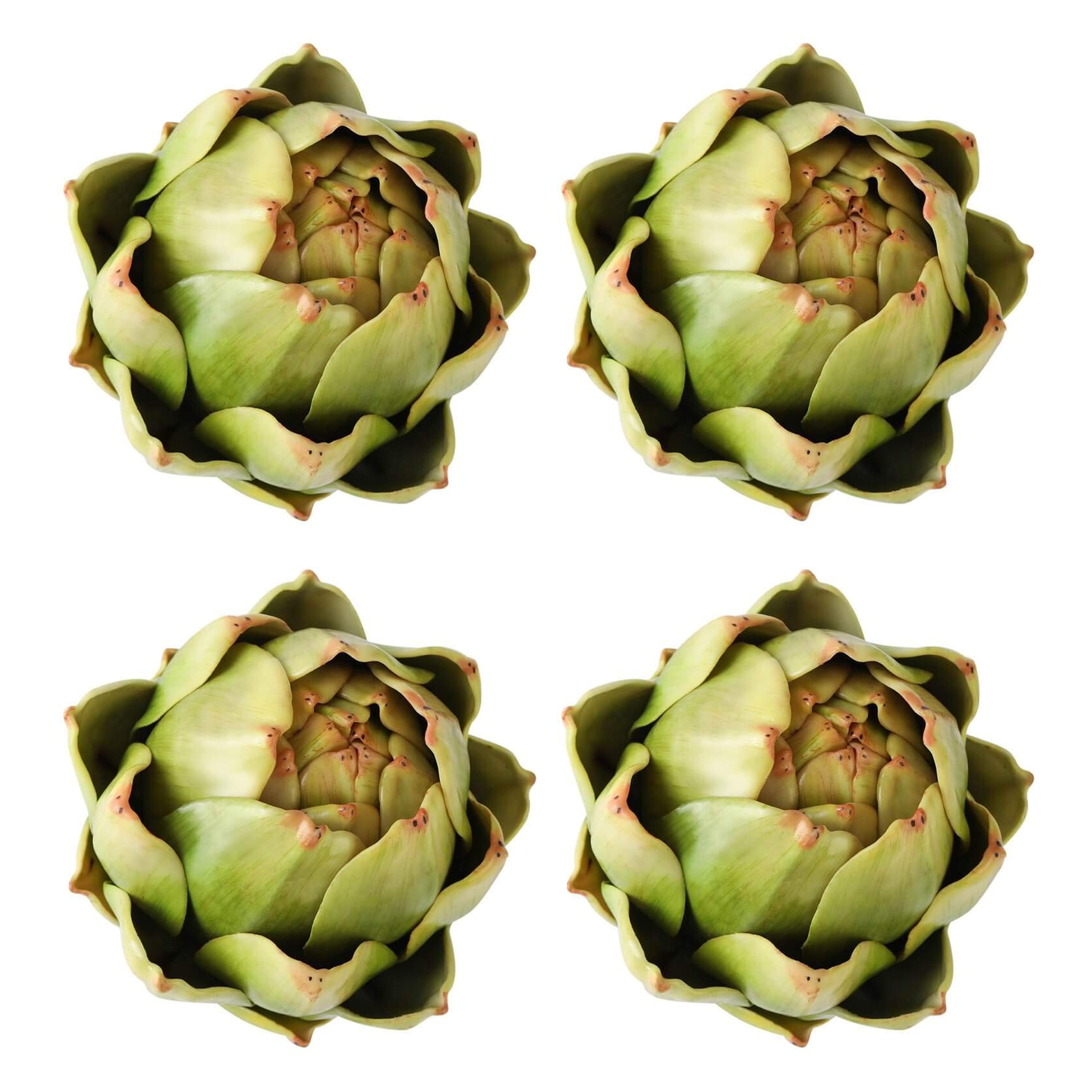 Large Green Faux Artichokes 