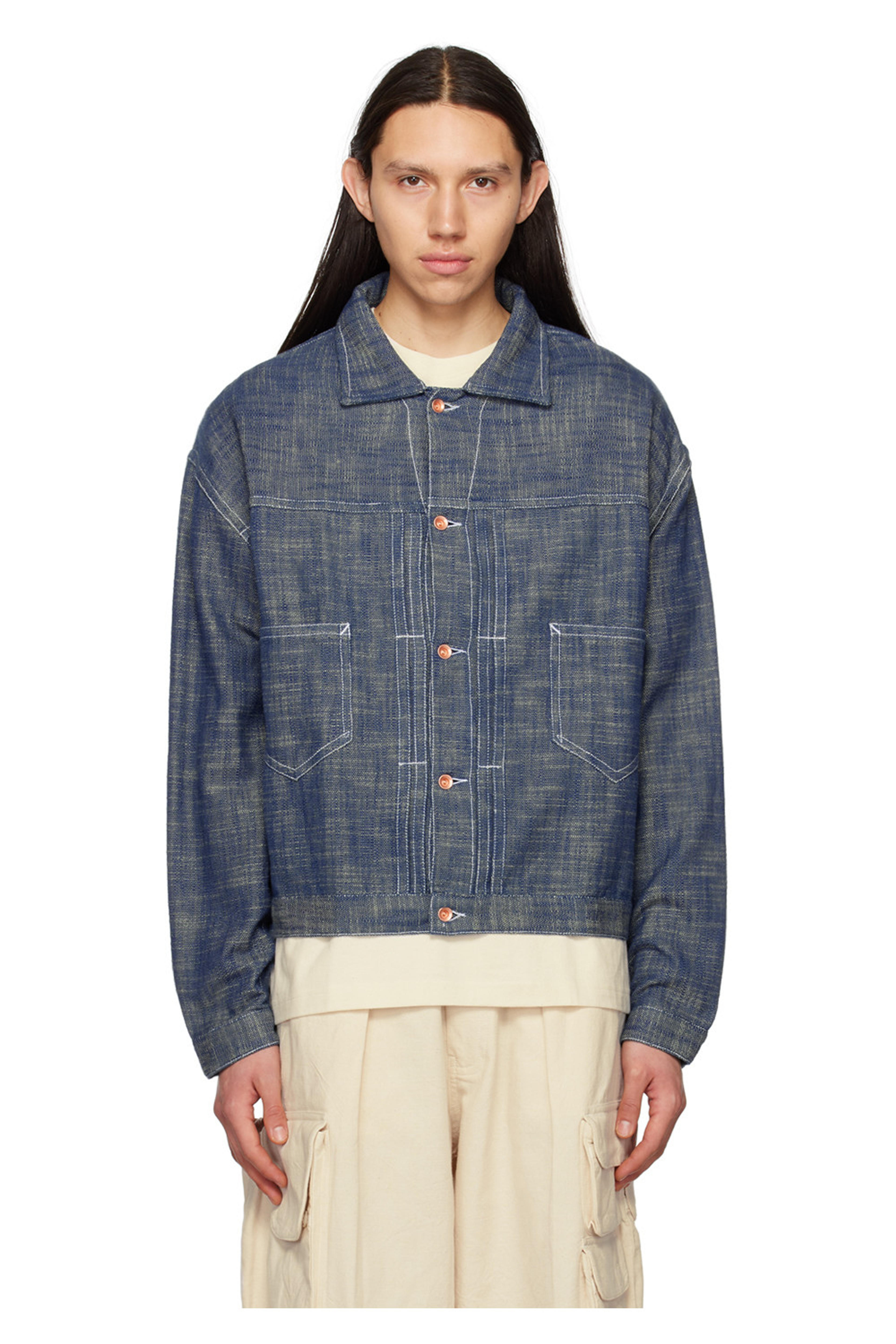 Story mfg.: Blue Sundae Jacket | SSENSE