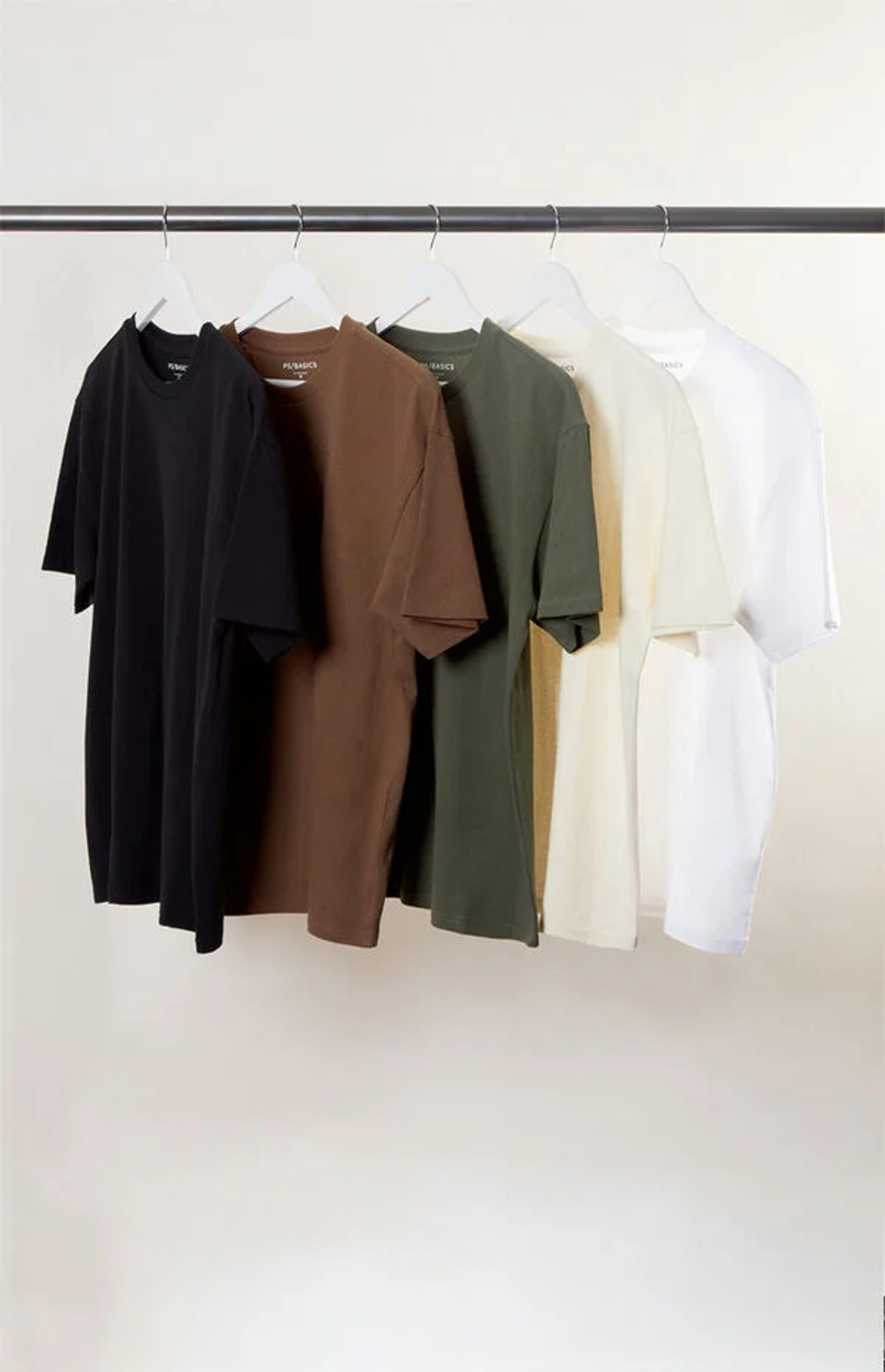 PS Basics 5 Pack Reece Regular T-Shirts