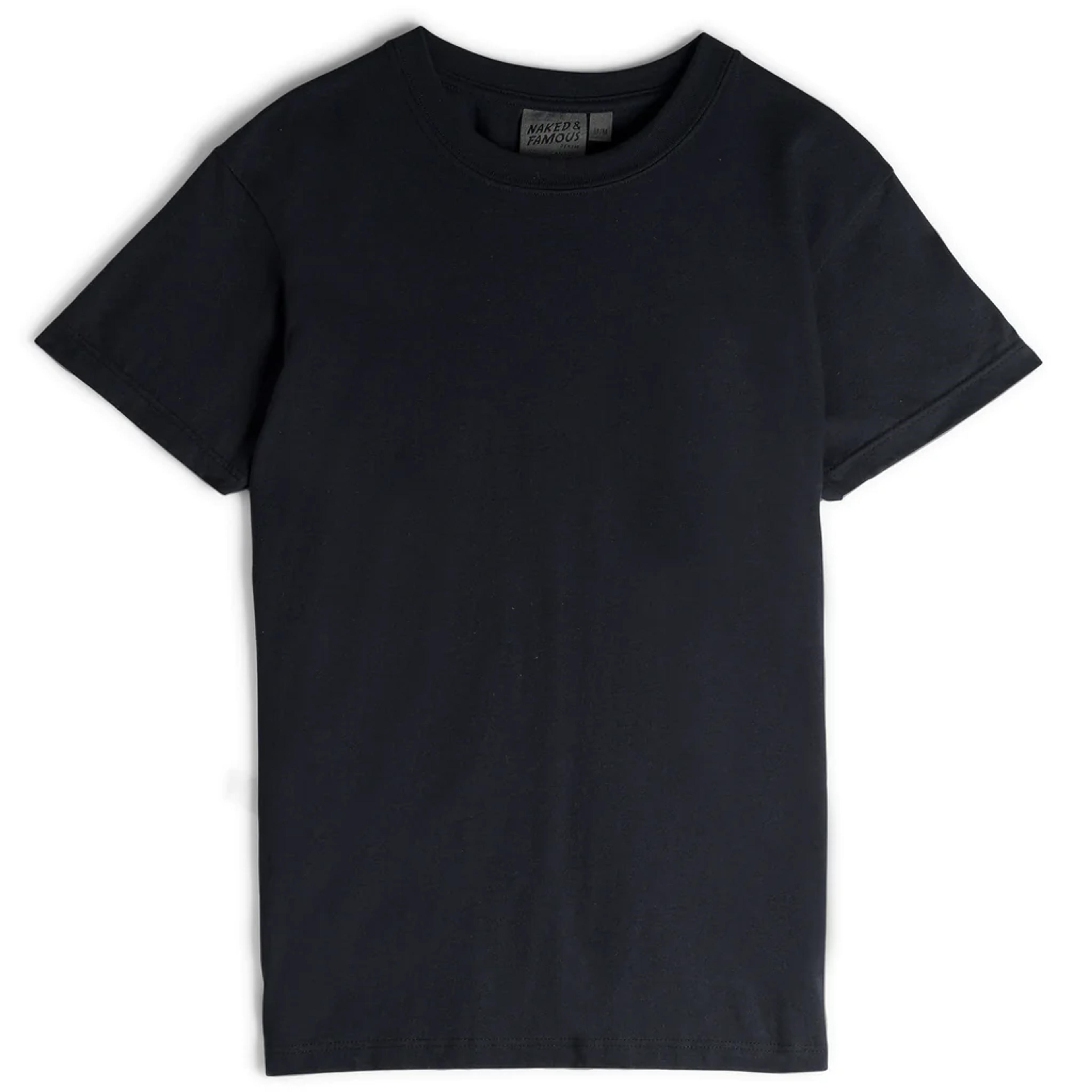 Circular Knit T-Shirt - Black | Naked & Famous Denim – Tate + Yoko