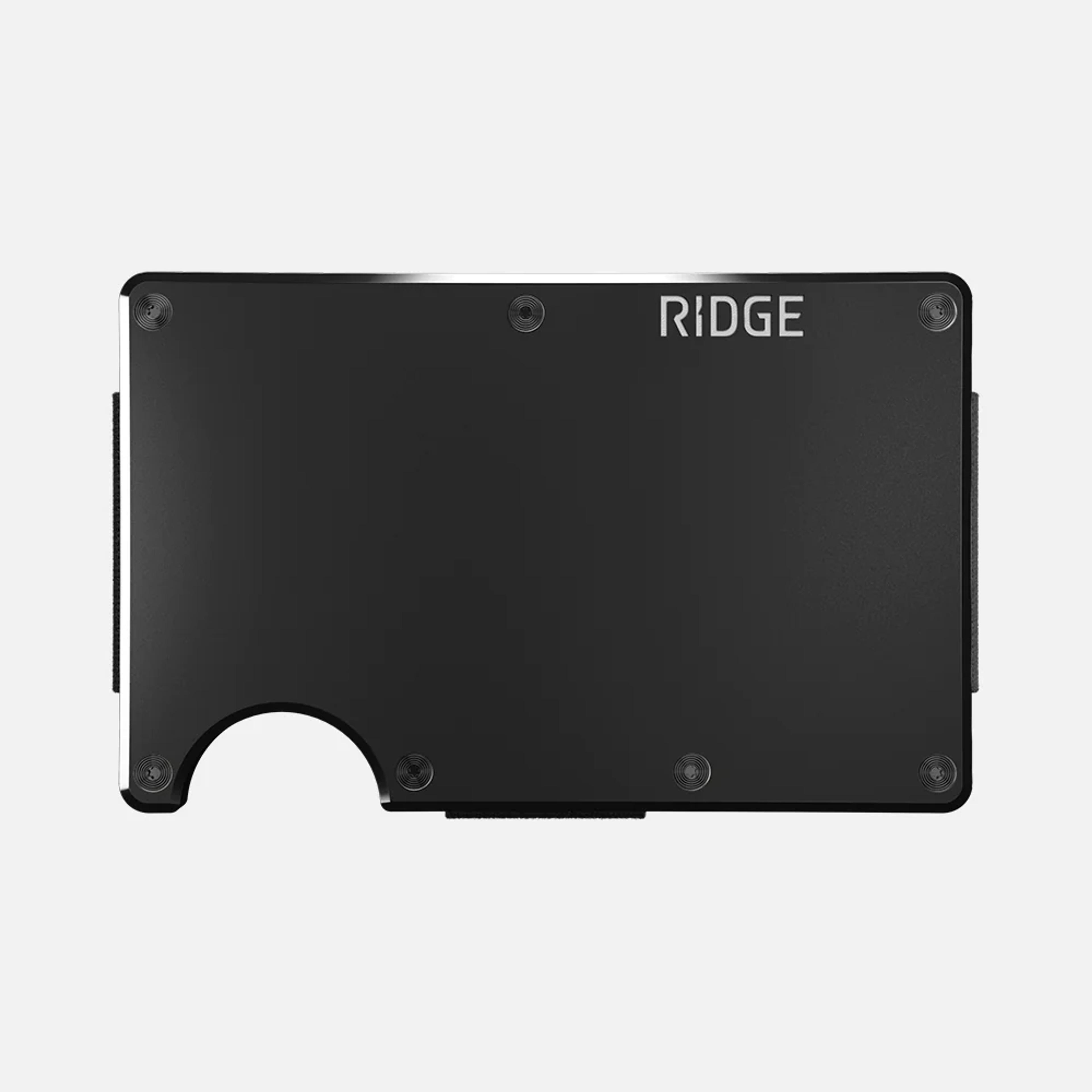 Aluminum Black Wallet - Strong & Durable | The Ridge