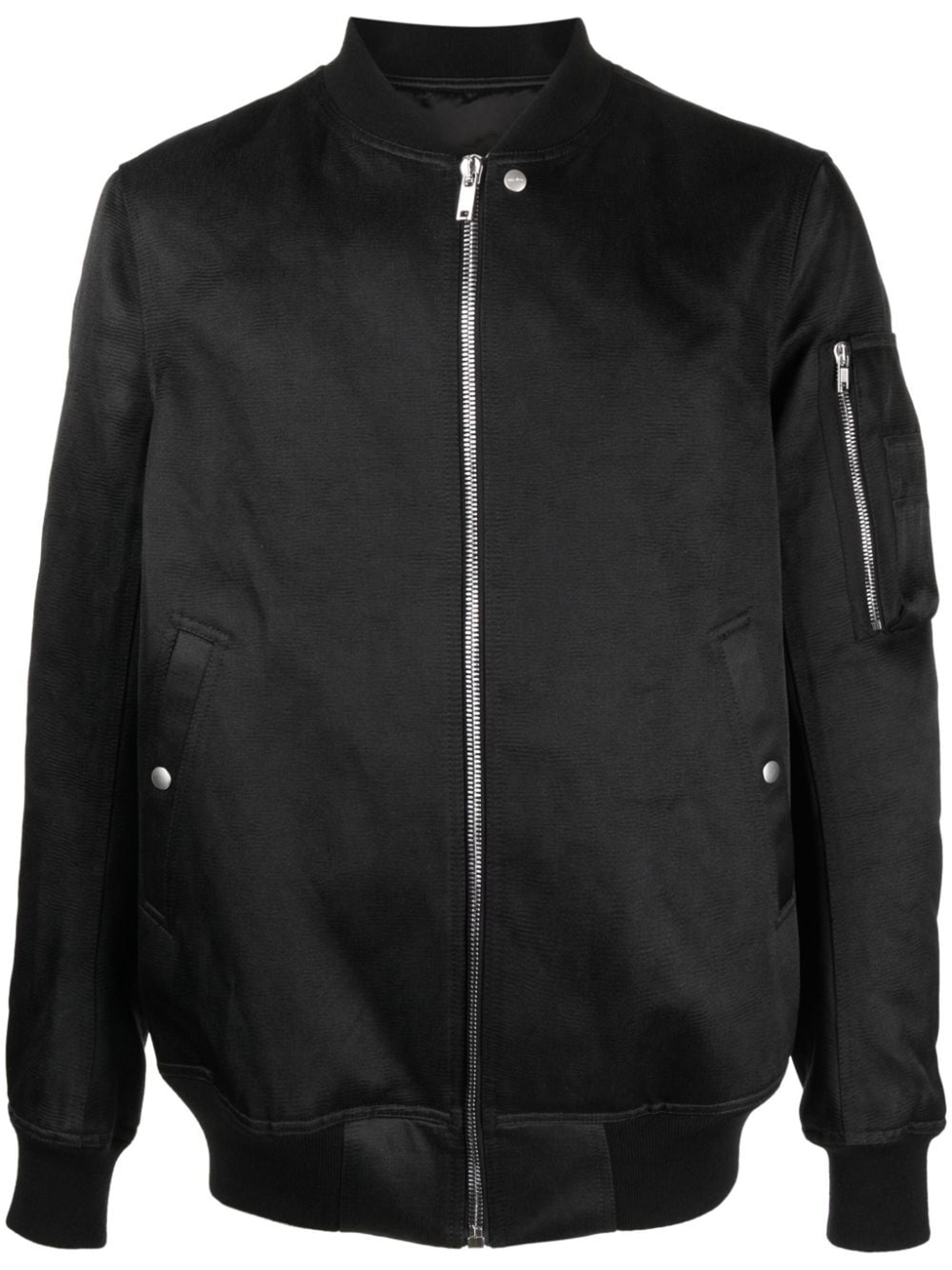 Rick Owens Satin Bomber Jacket - Farfetch