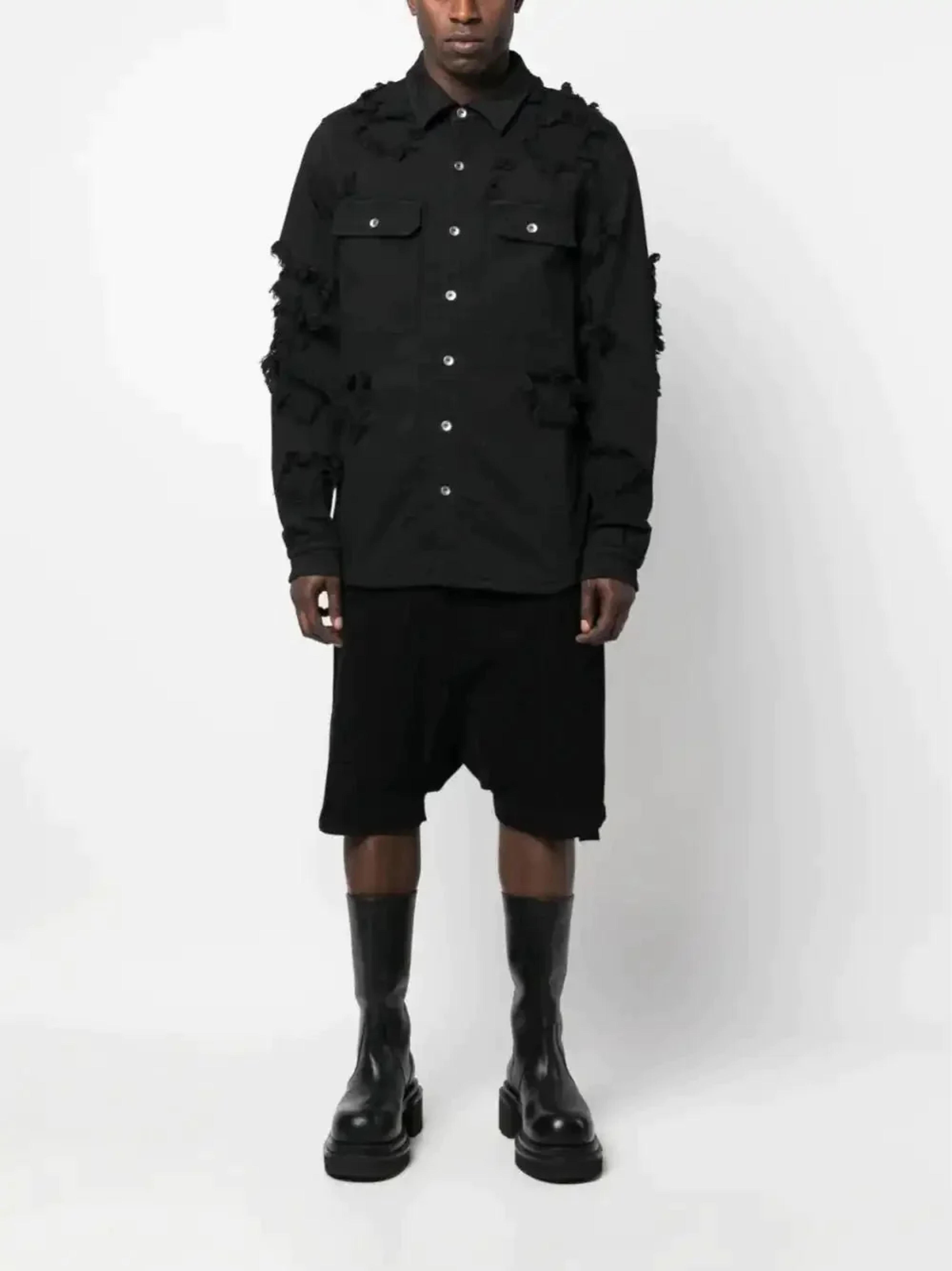 DRKSHDW Used effect overshirt - LECLAIREUR