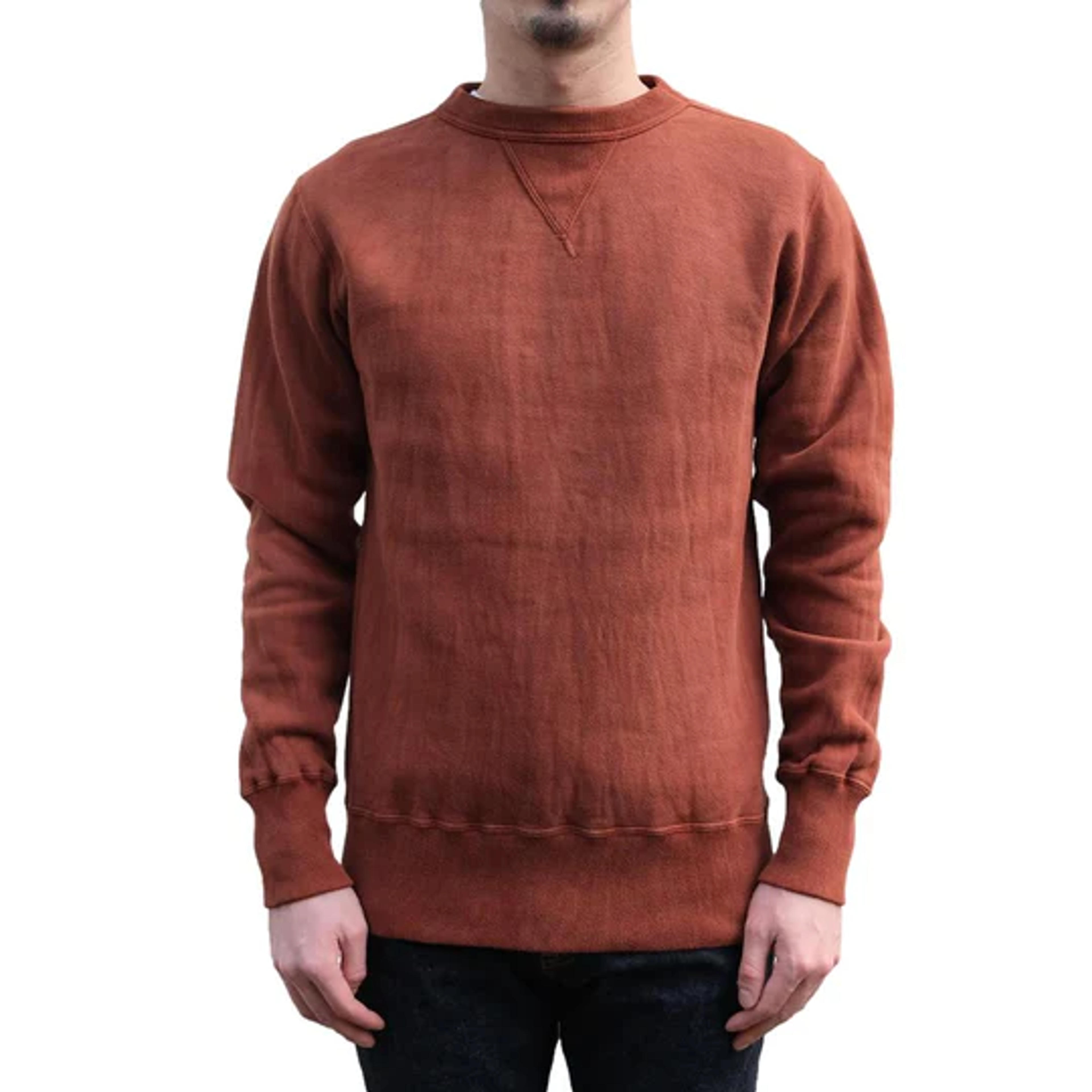 Studio D'Artisan "Amami Dorozome" Crewneck Sweatshirt (Brown) - Okayama Denim