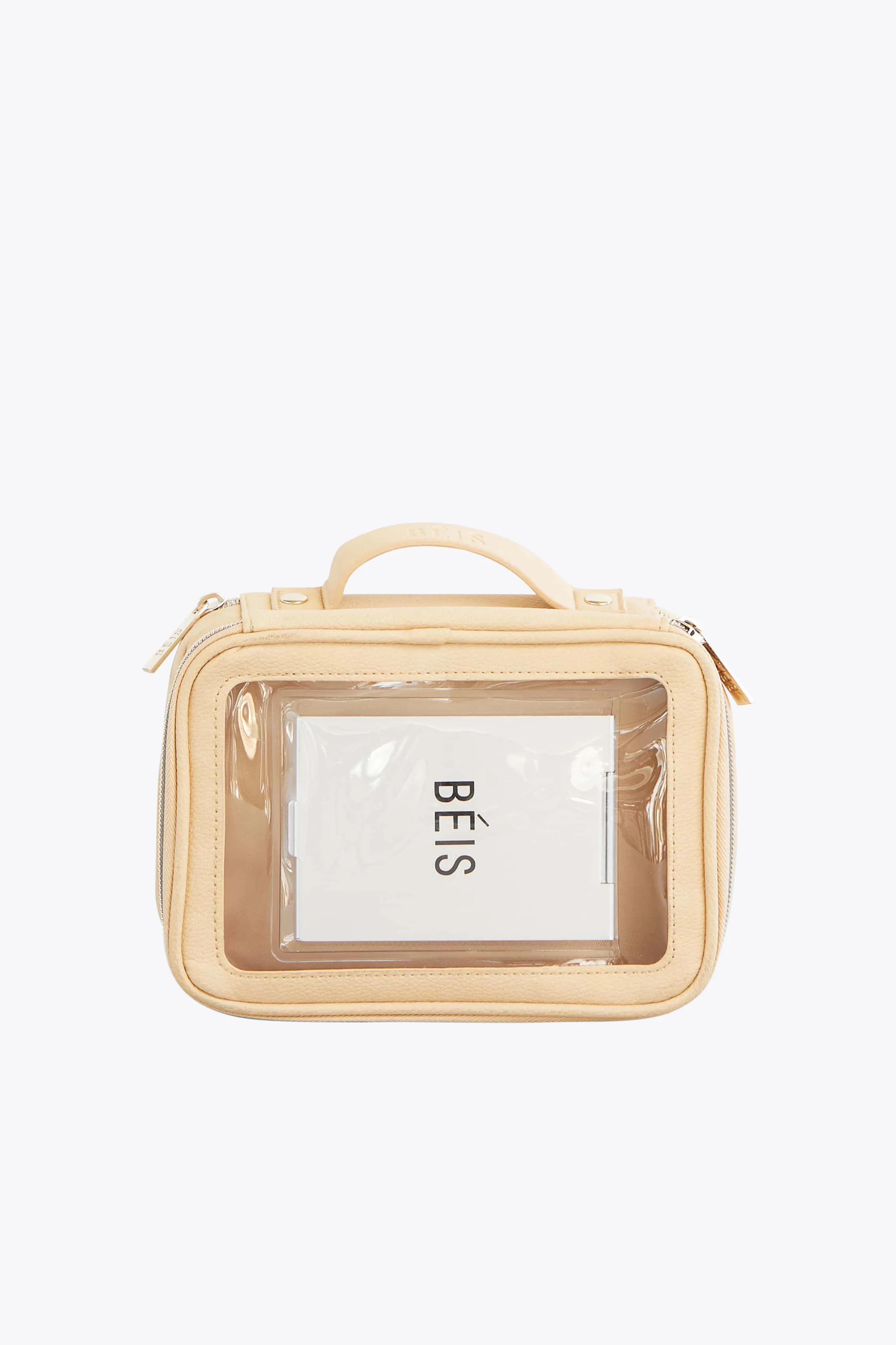 Béis 'The On The Go Essential Case' in Beige - Travel Case For Cosmetics & Toiletries