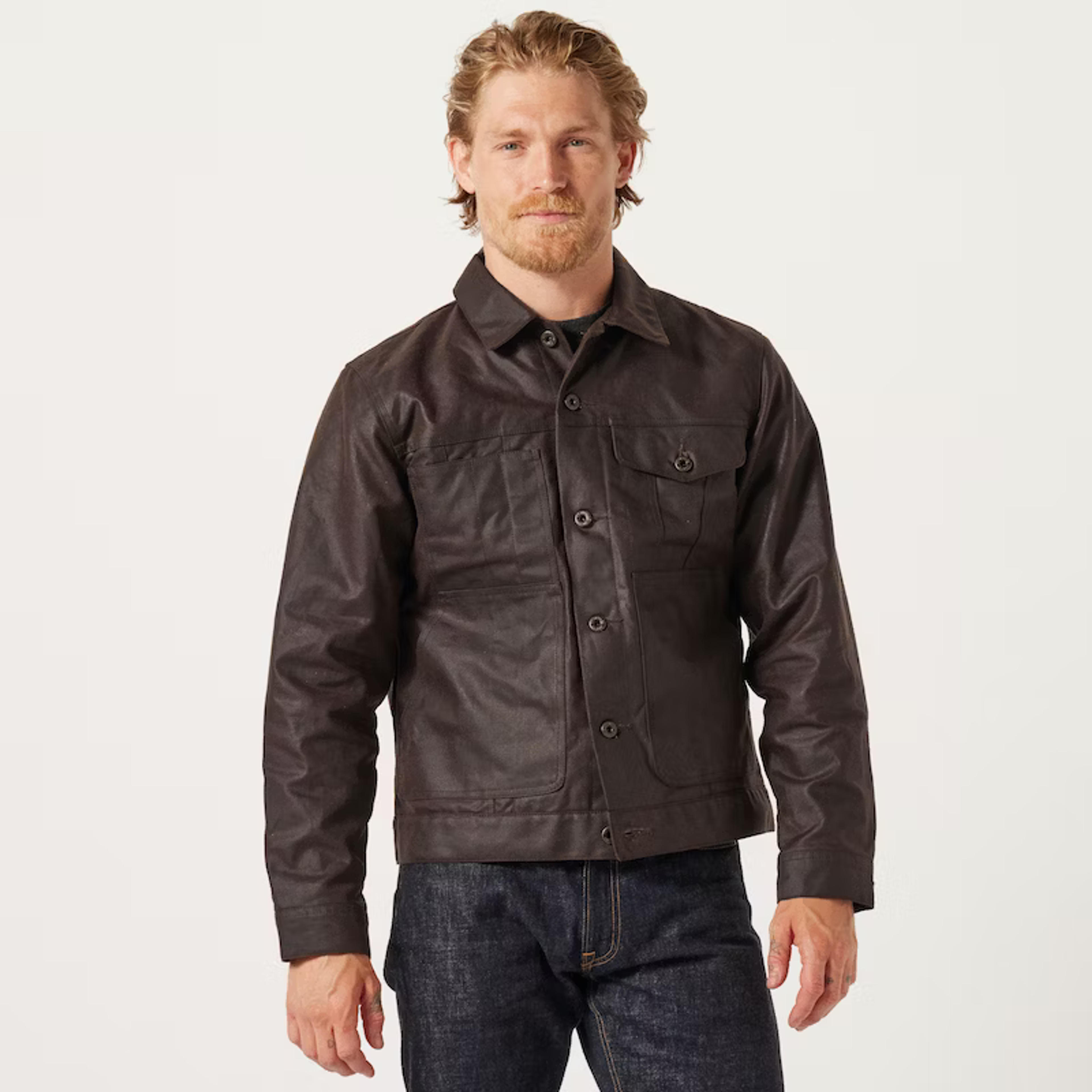 filson.com/outerwear/waxed-jackets/tin-cloth-short-lined-cruiser-jacket.html#sku=20232828-fco-25041833