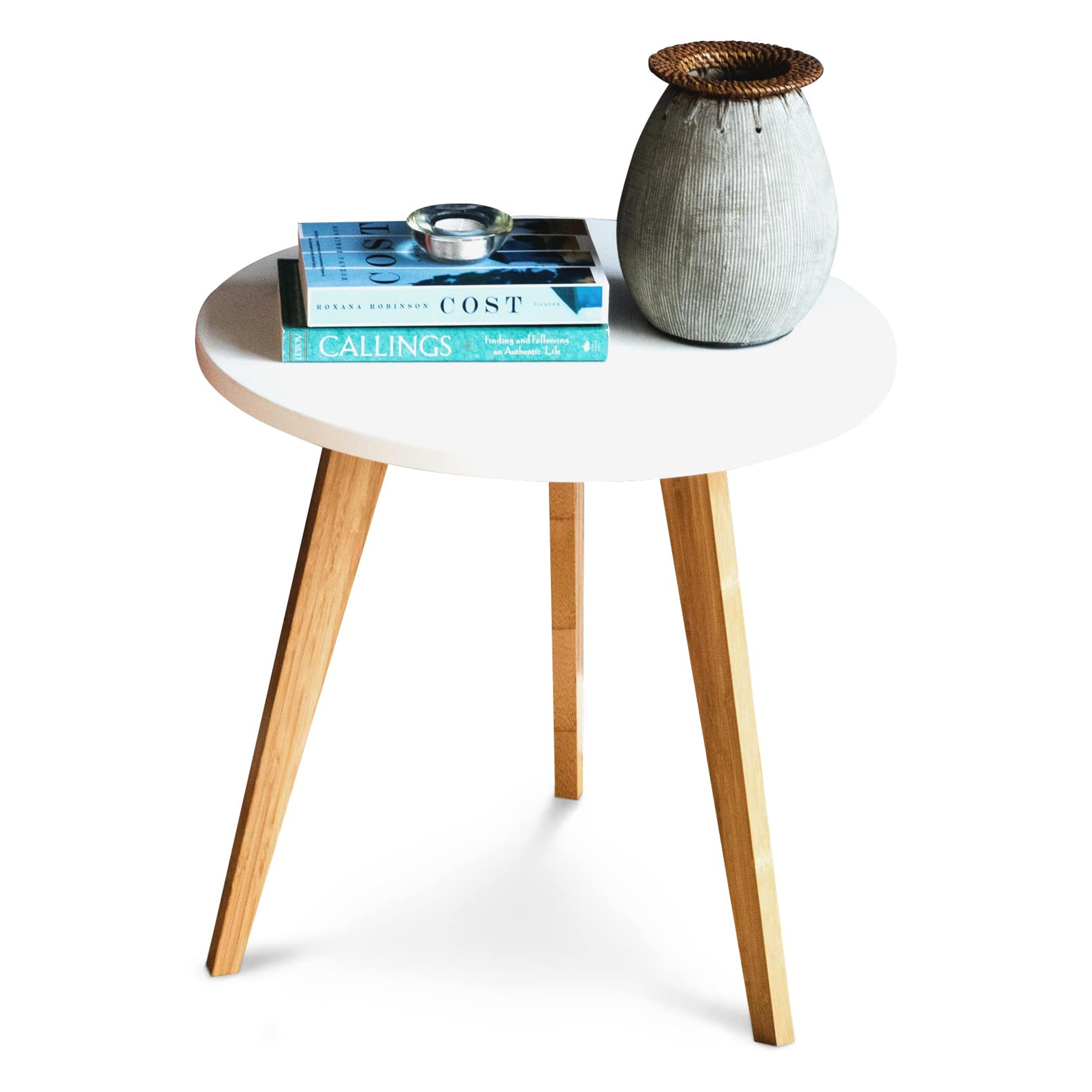 STNDRD Three Legged Bamboo End Table