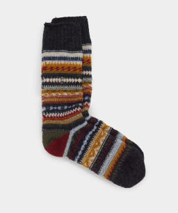 Chup Vivienda Wool Sock in Onyx - L / BLACK / 492-BK01