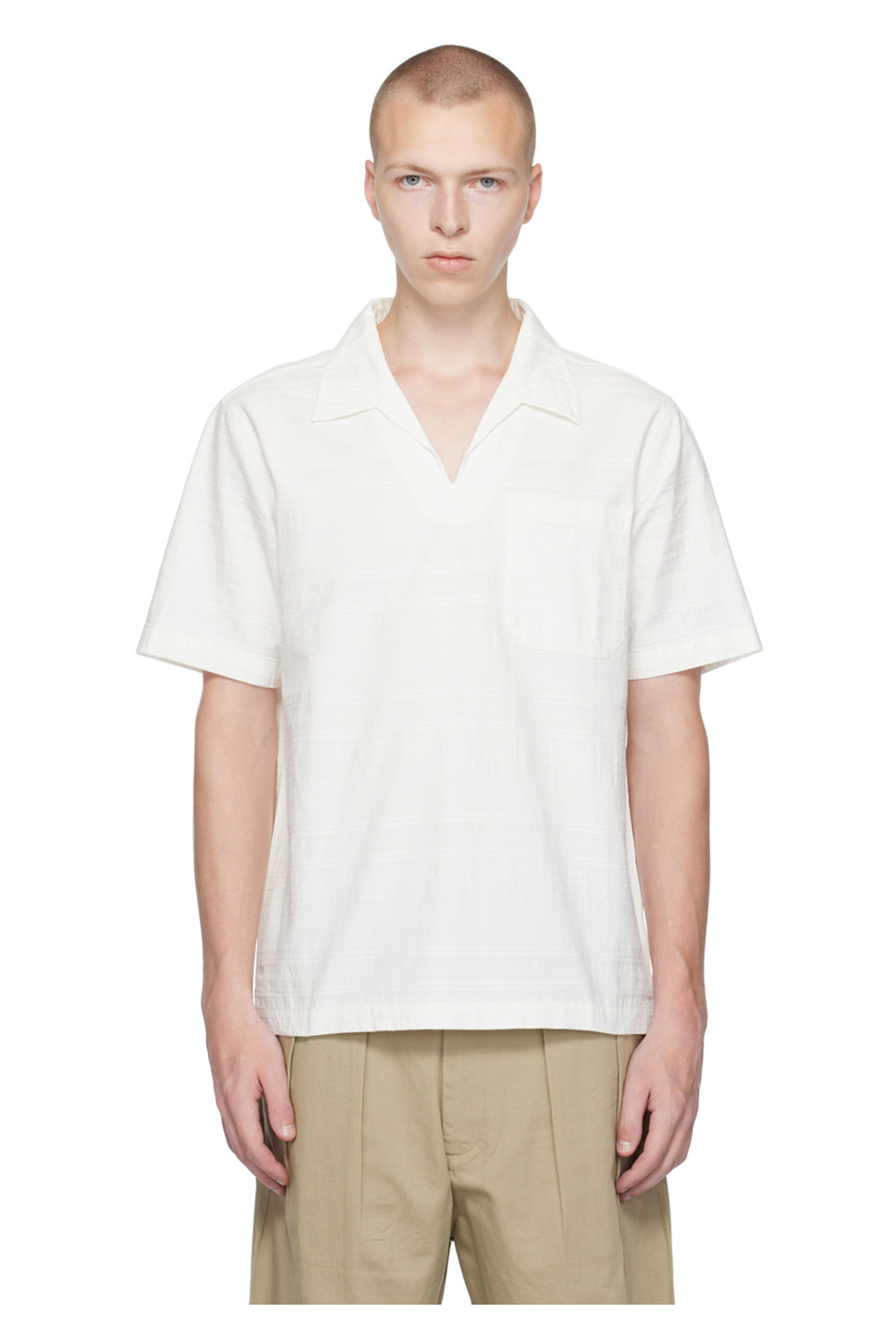 Universal Works: Off-White Overhead Shirt | SSENSE