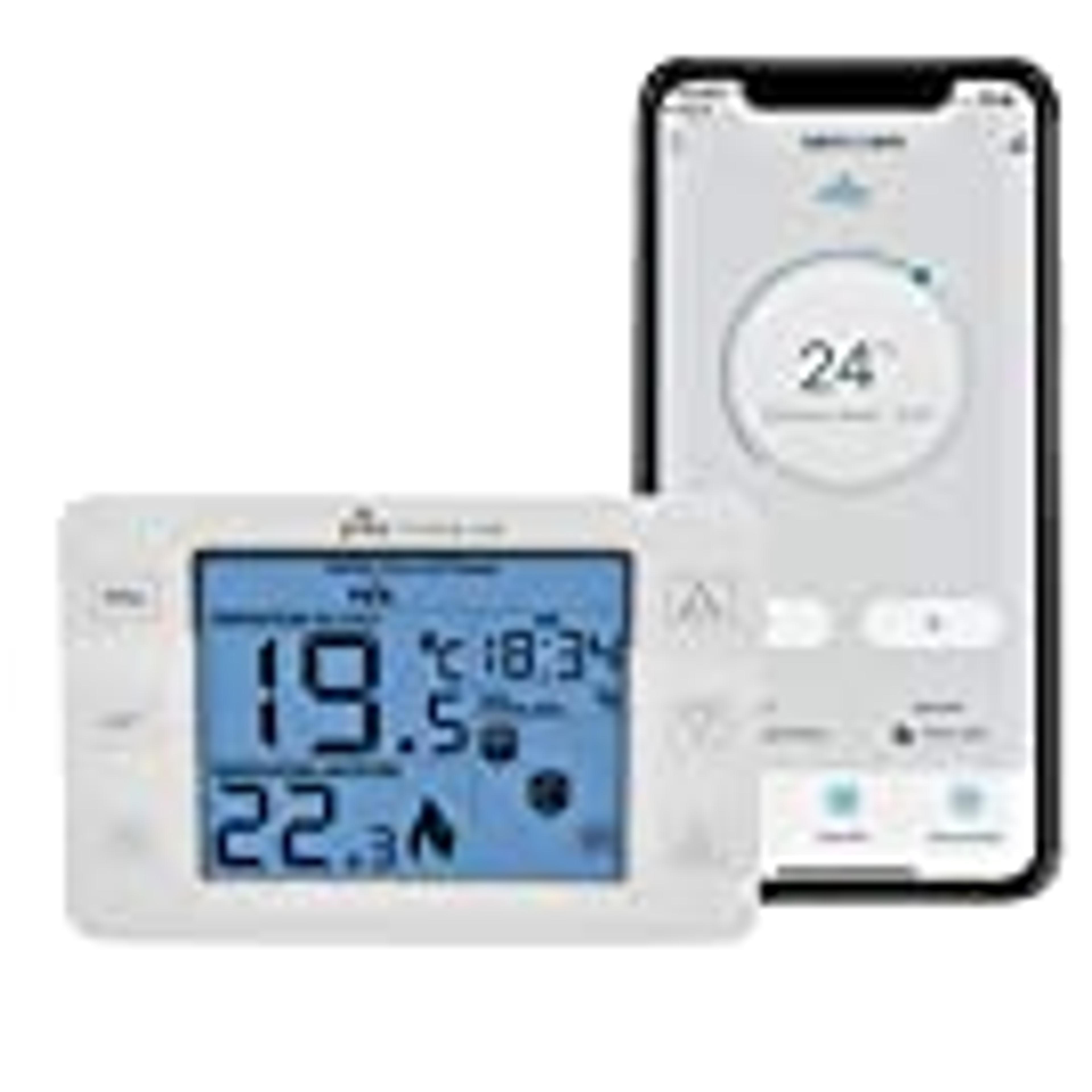 Cronotermostato digitale Wifi dual band ad incasso o da parete compatibile con Alexa - Alimentazione 220V - Plikc Neve X W : Amazon.it: Fai da te