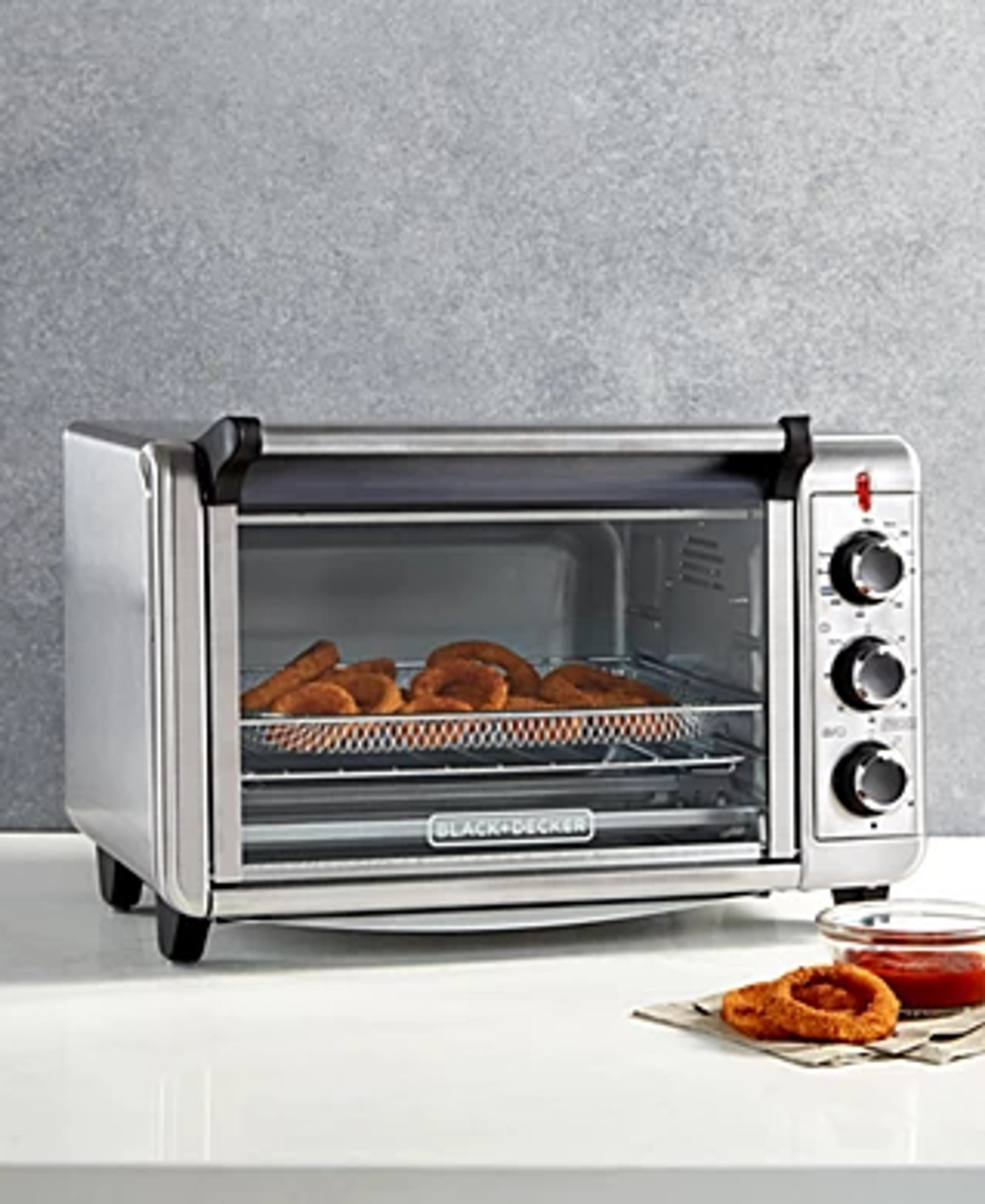 Black & Decker Crisp and Bake Air Fryer Toaster Oven & Reviews - Small Appliances - Kitchen - Macy's