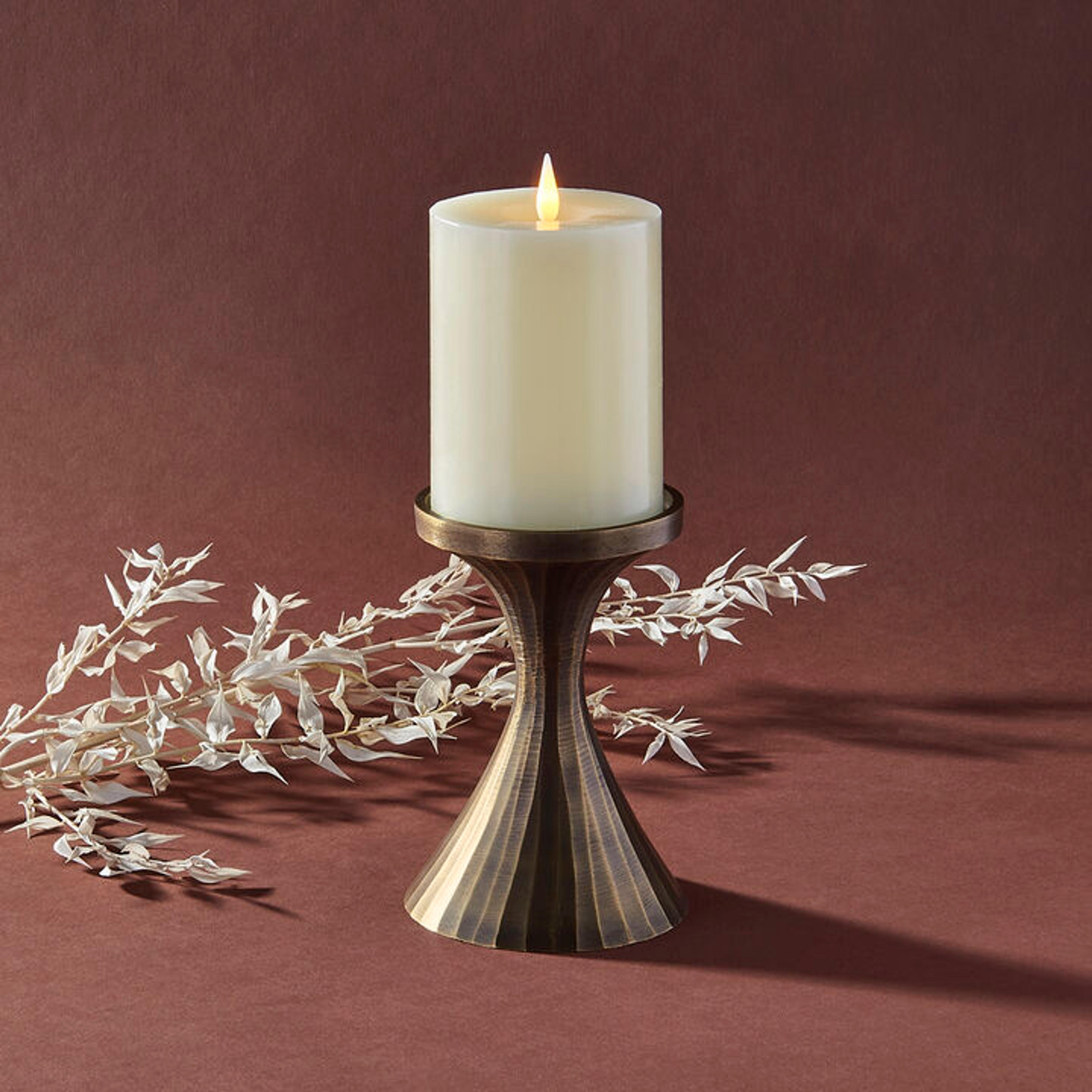 Lights.com | Decor | Candle Holders | Pillar Candle Holders | Madison Pillar Candle Holder, Small