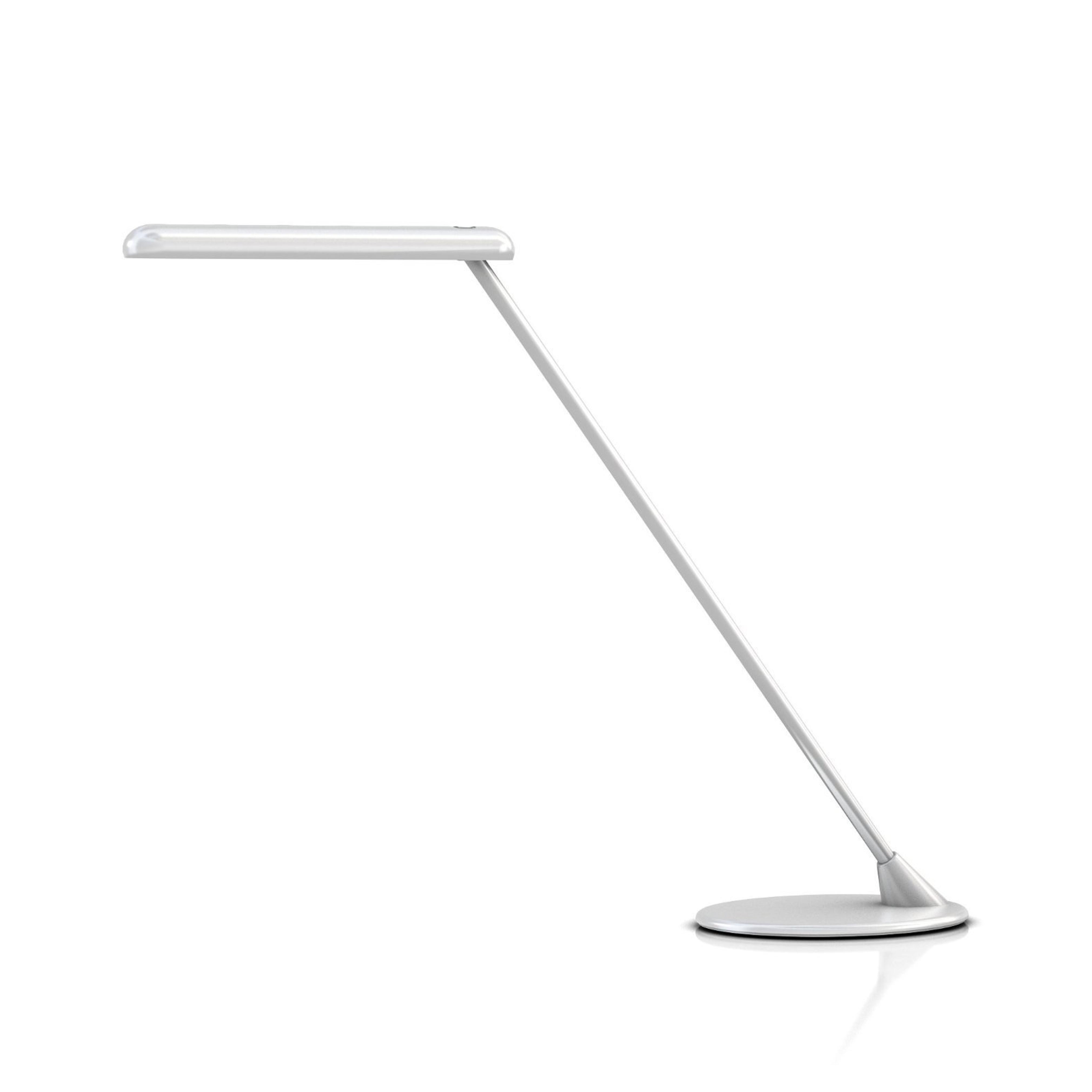 Herman Miller Flute Personal Task Light: Metallic Silver Finish