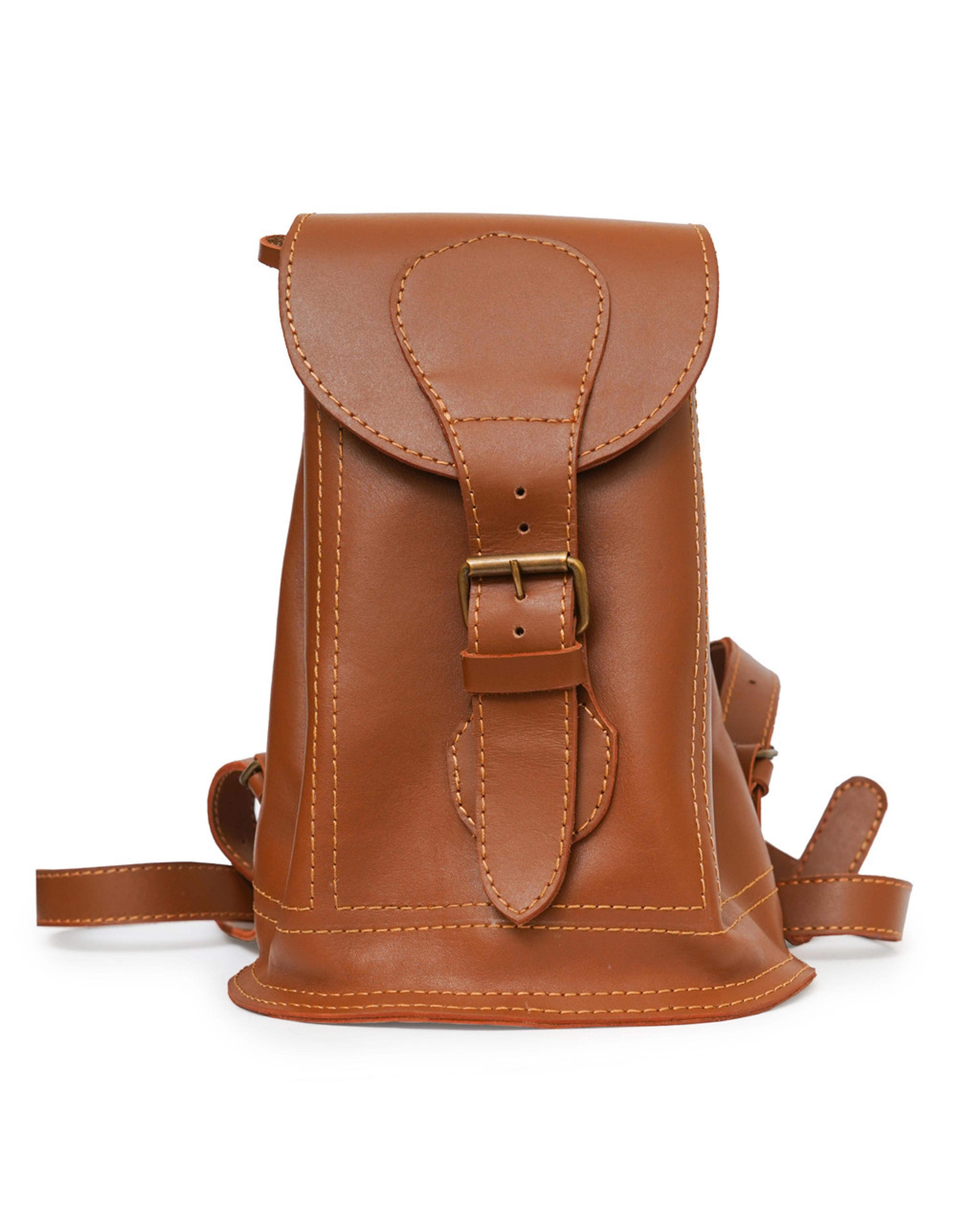 Handmade Leather Magda Backpack | Coach Mini Backpack