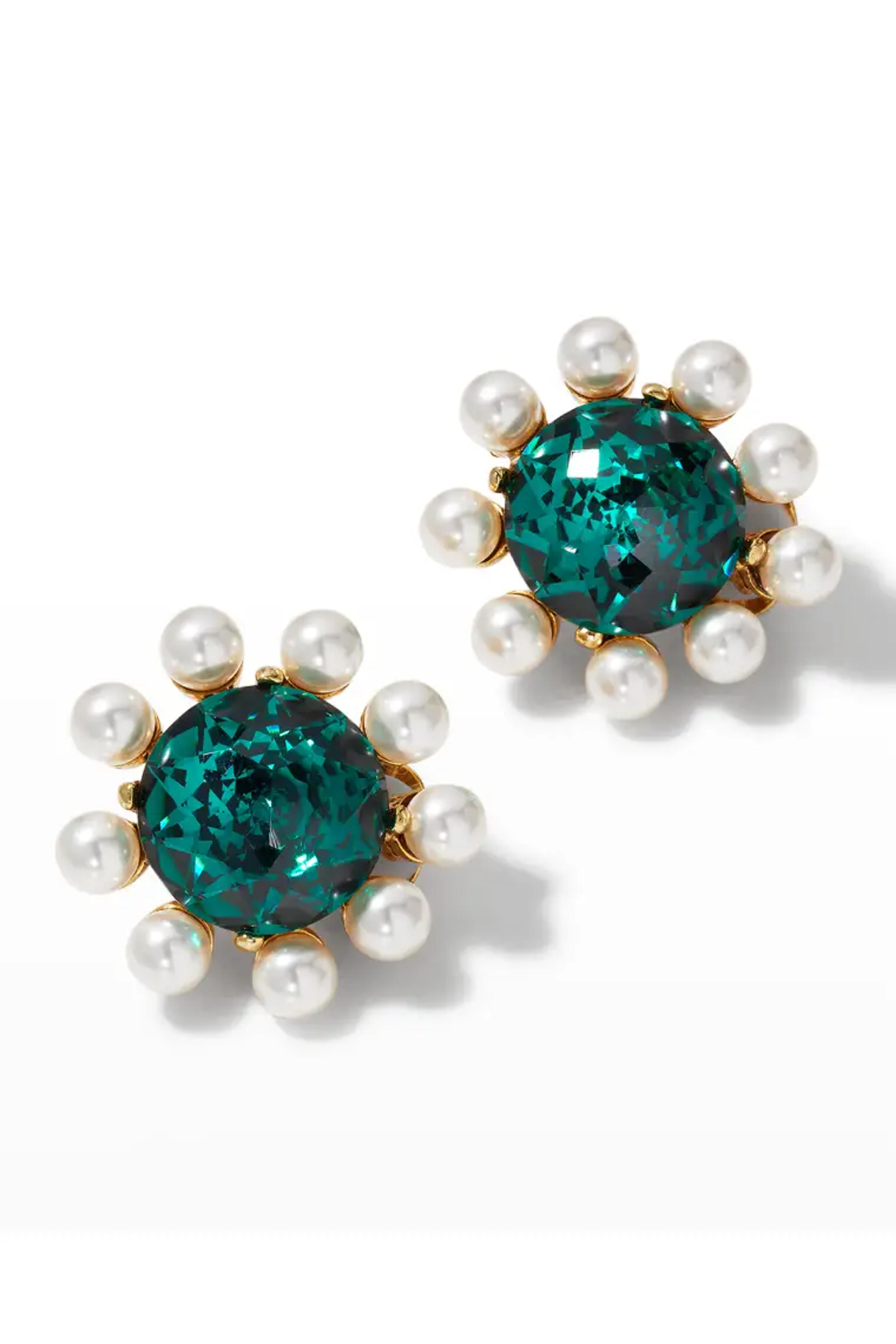 Y5V5F Oscar de la Renta Dome Stud Earrings