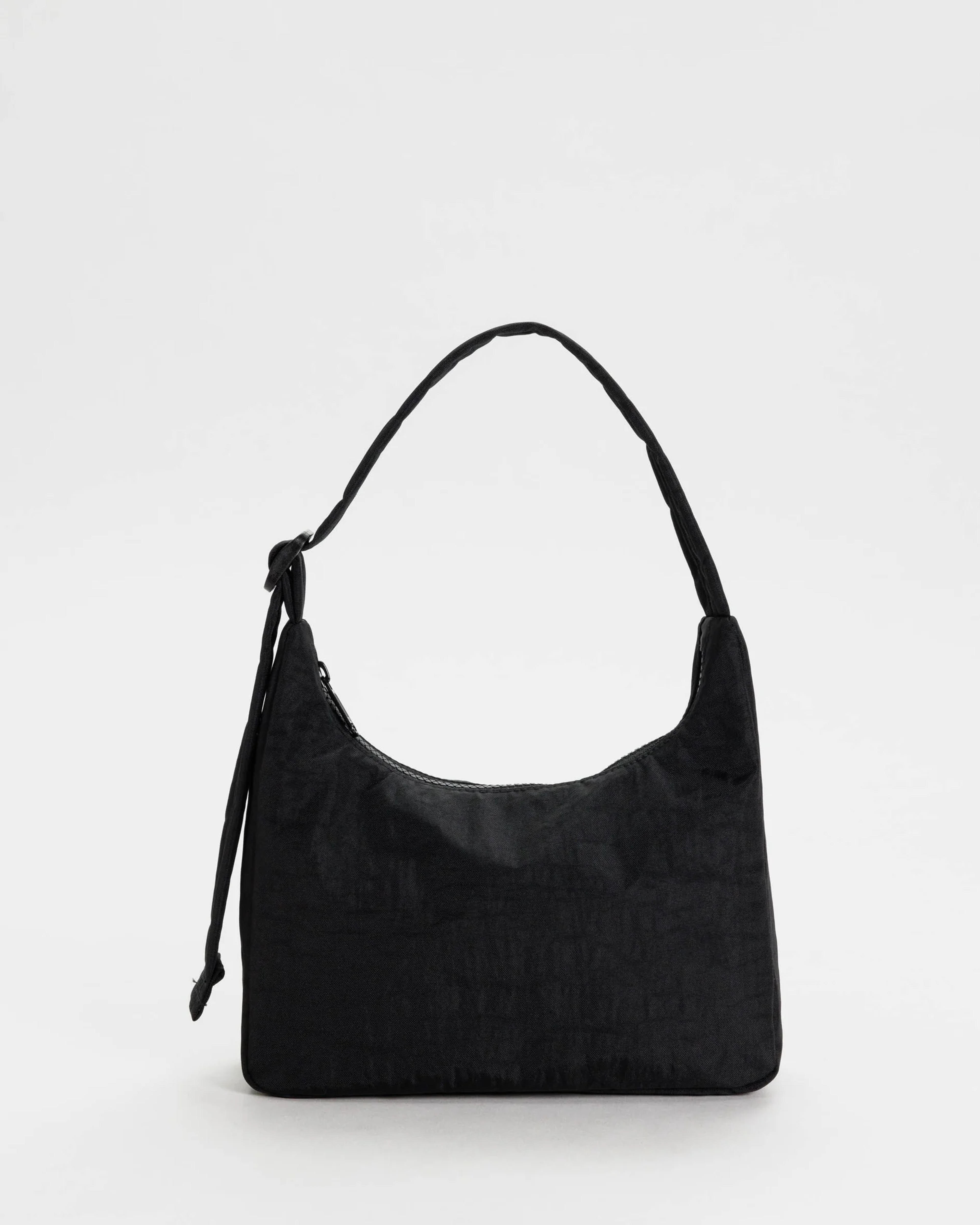 Mini Nylon Shoulder Bag : Black - Baggu