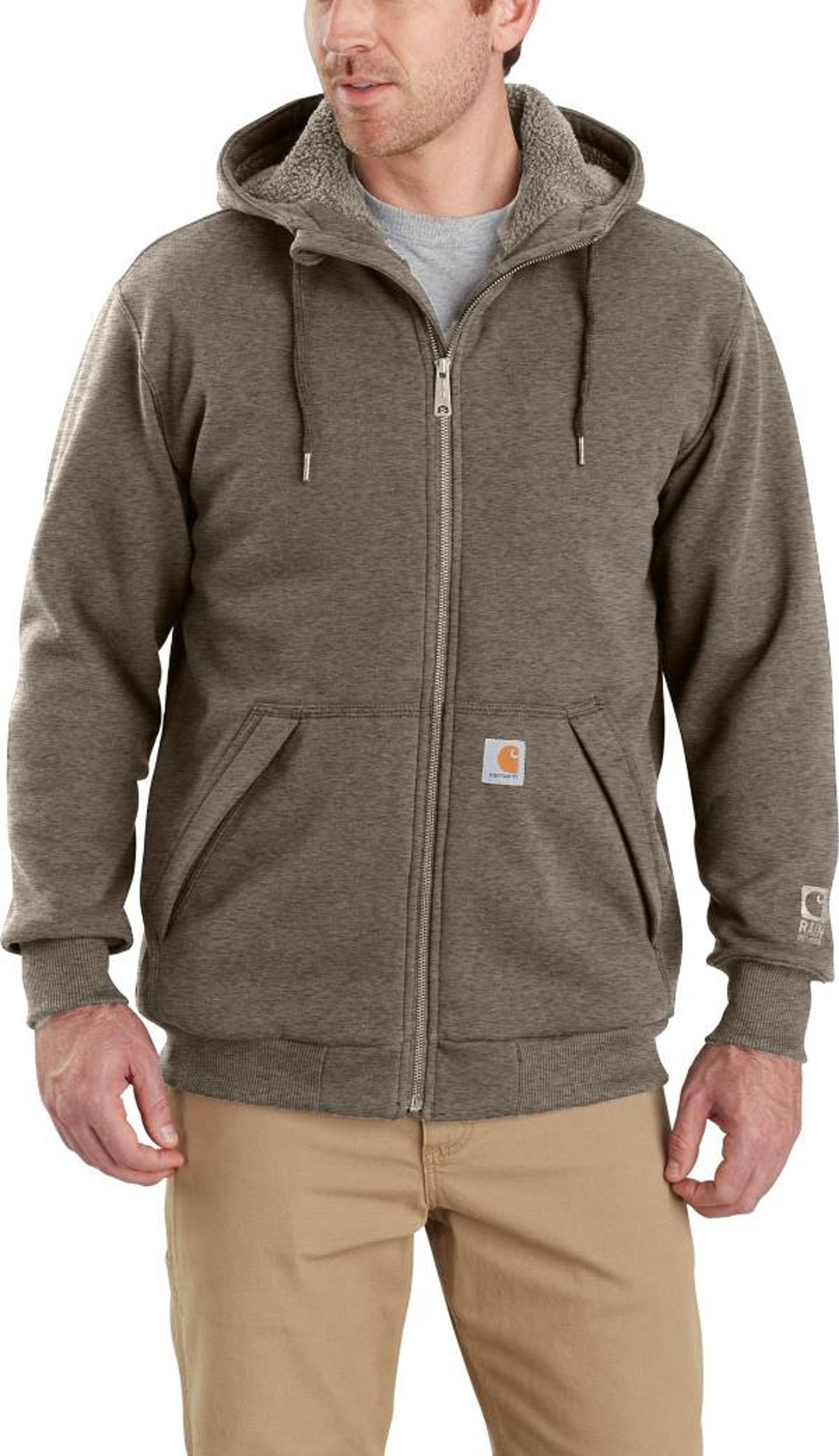 Carhartt Men's Rain Defender Rockland Sherpa-Lined Hooded Sweatshirt | Dick's Sporting Goods