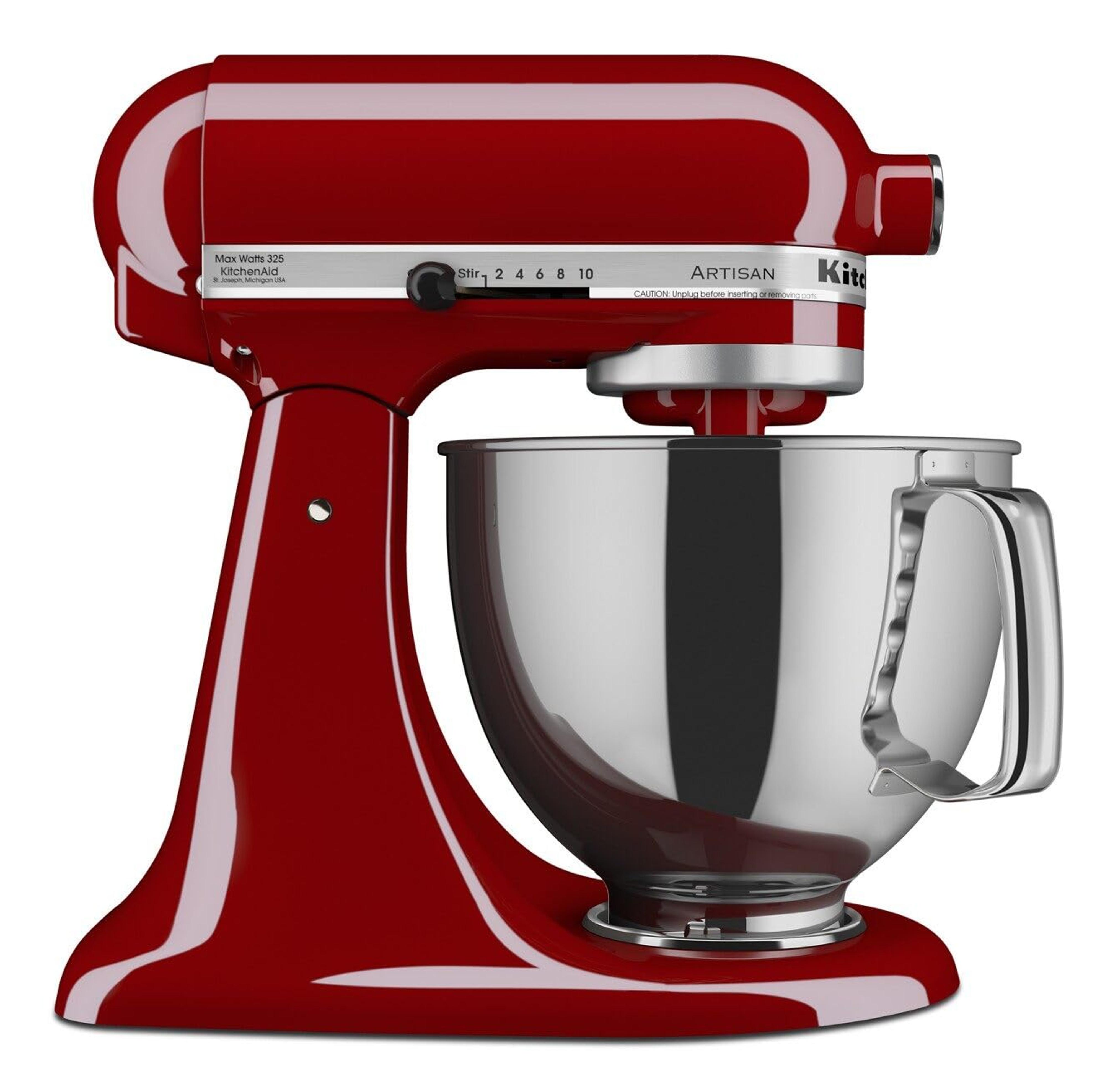 KitchenAid KSM150PSER Artisan Tilt-Head Stand Mixer with Pouring Shield, 5-Quart, Empire Red