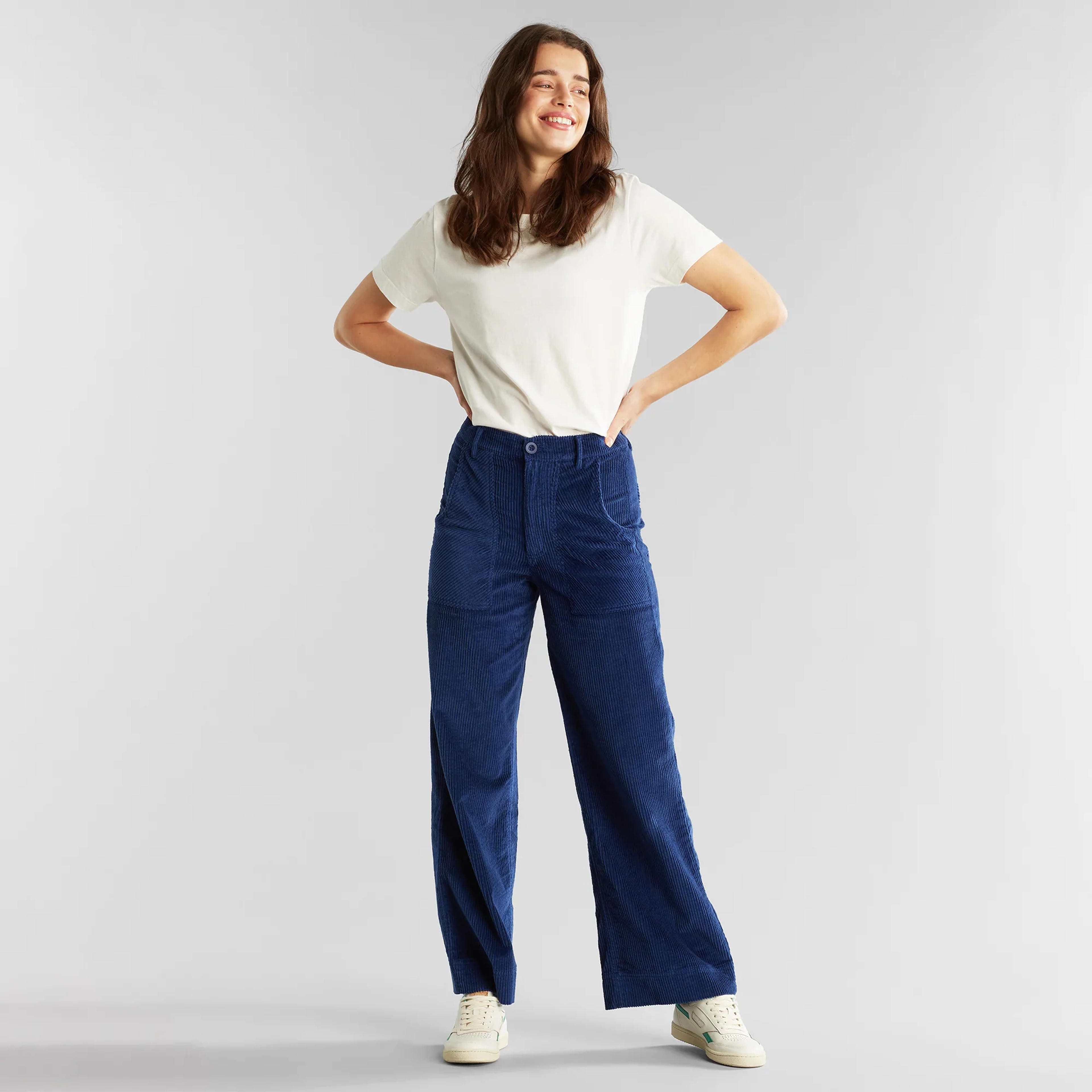 Workwear Pants Vara Corduroy Deep Blue