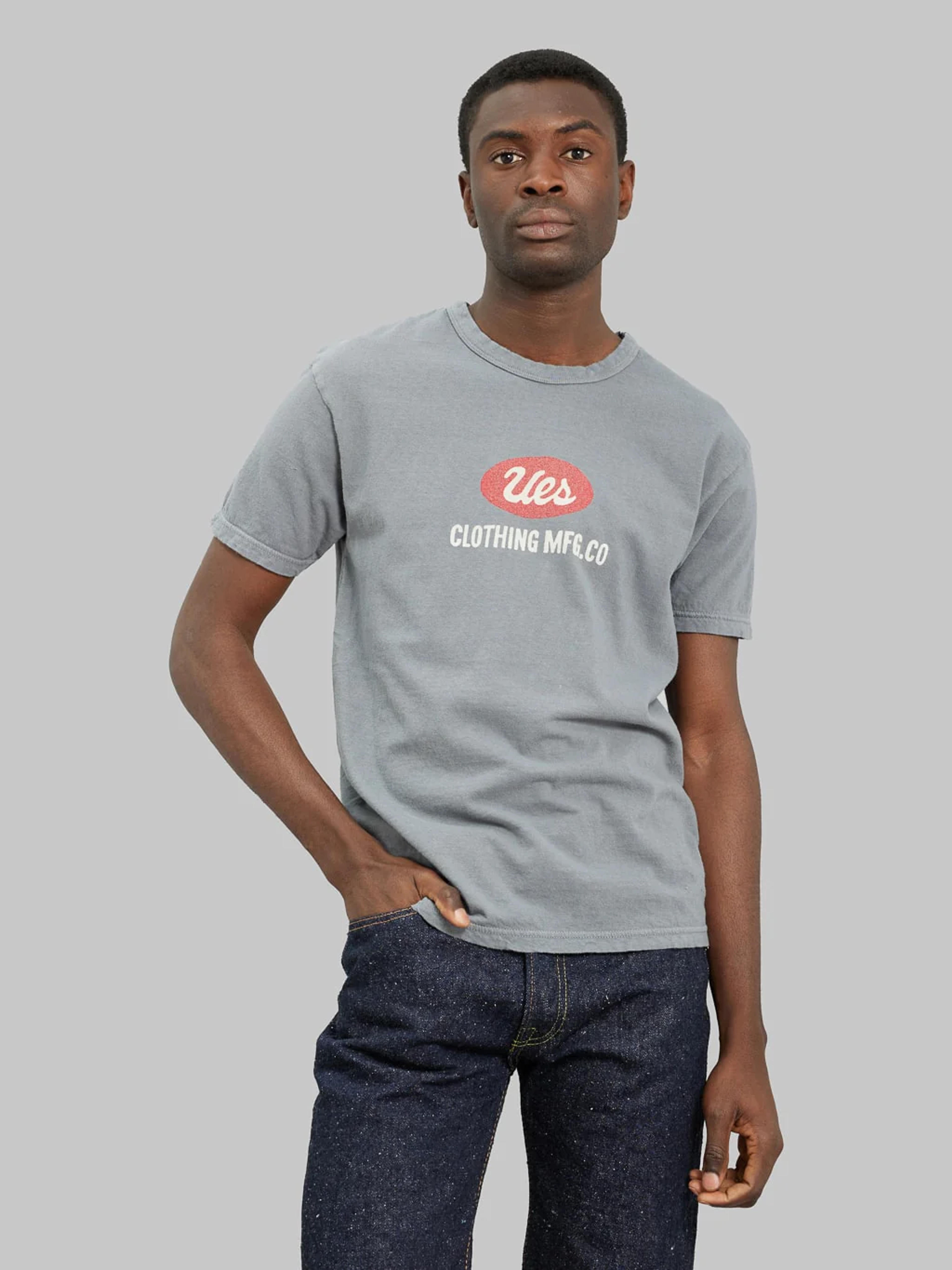 UES Logo T-shirt Grey – Redcast Heritage Co.