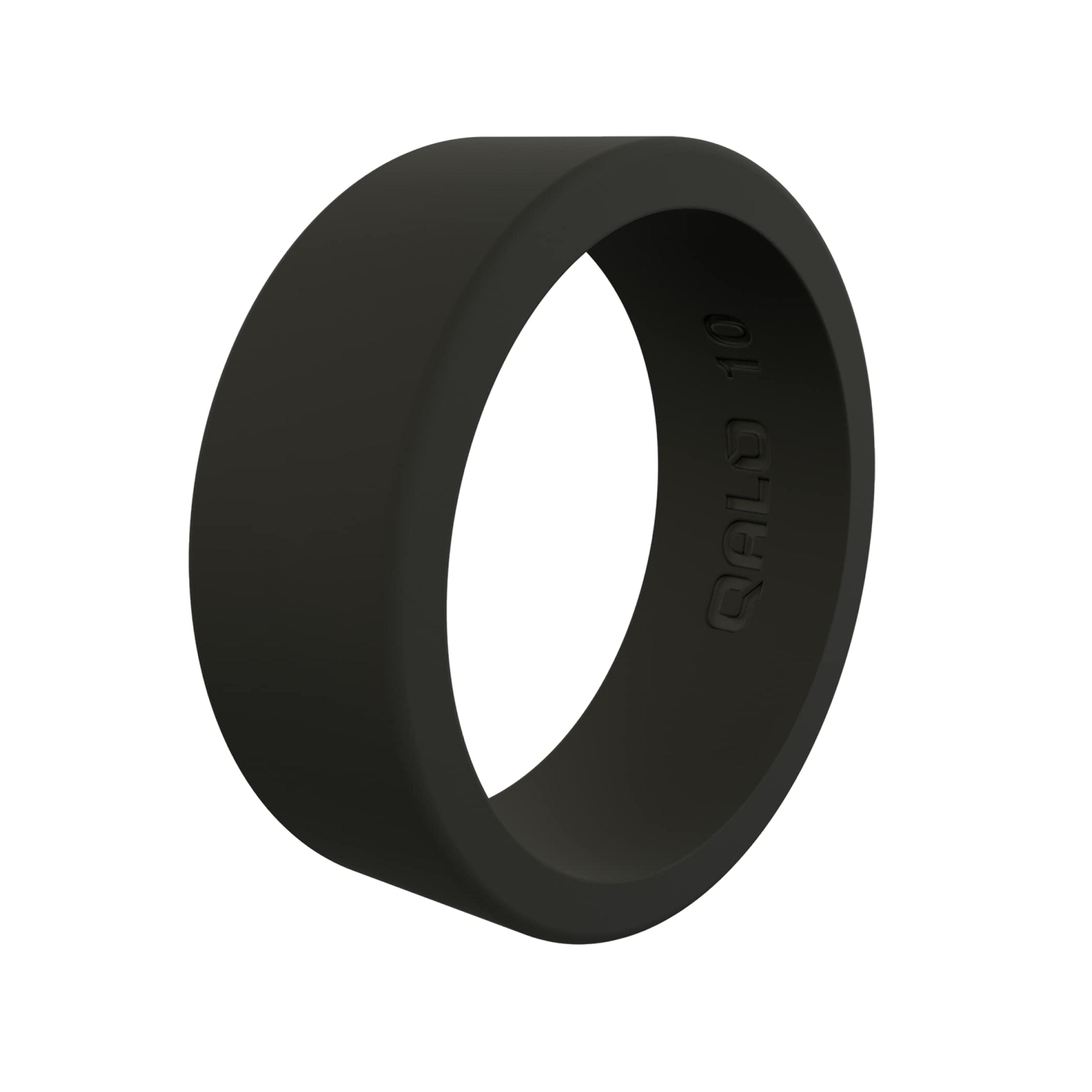 QALO Men's Basic and Flat Rubber Silicone Ring, Rubber Wedding Band, Breathable, Durable Rubber Wedding Ring for Men, Multi Packs, Multi Colors|Amazon.com