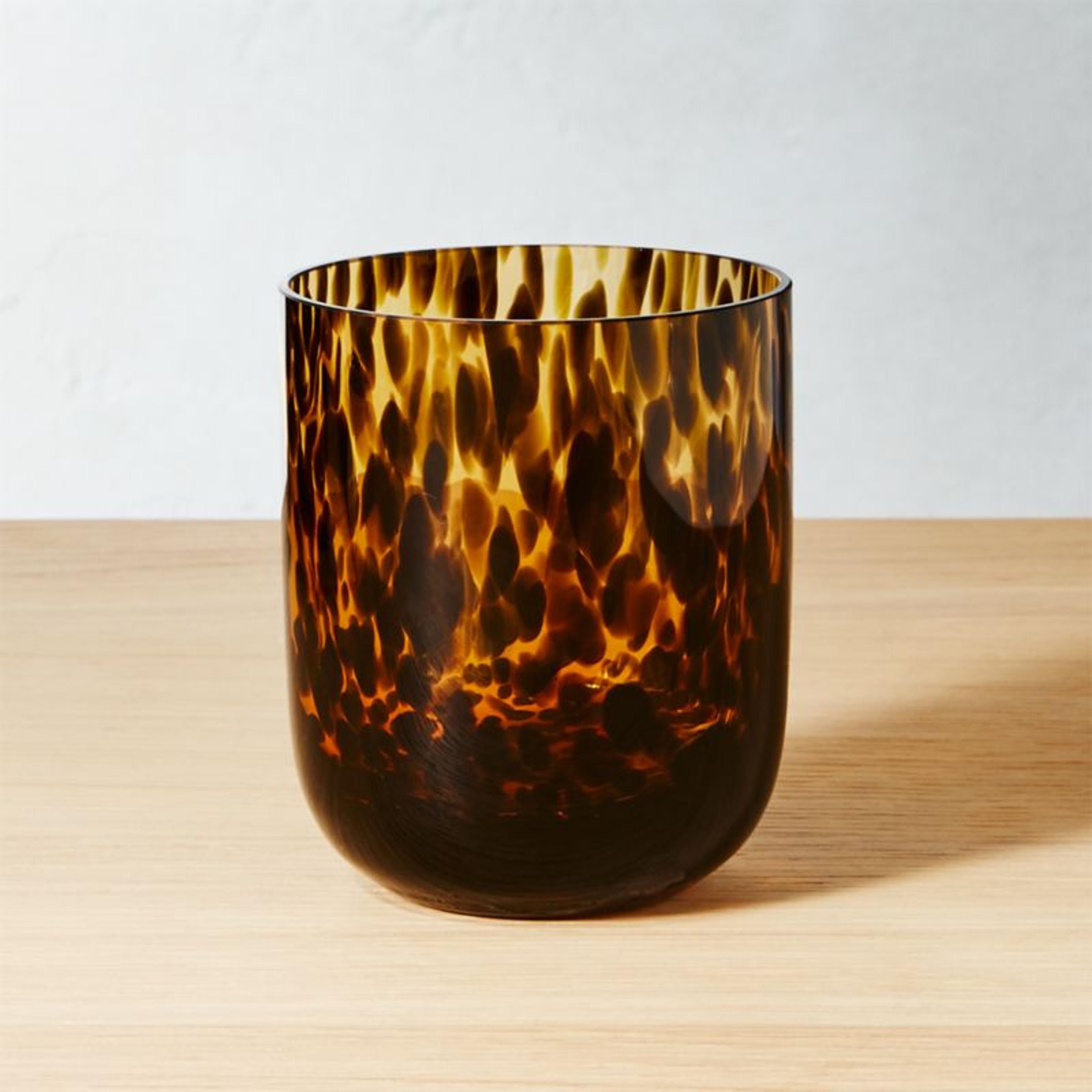 Franklin Brown Drinking Glass + Reviews | CB2