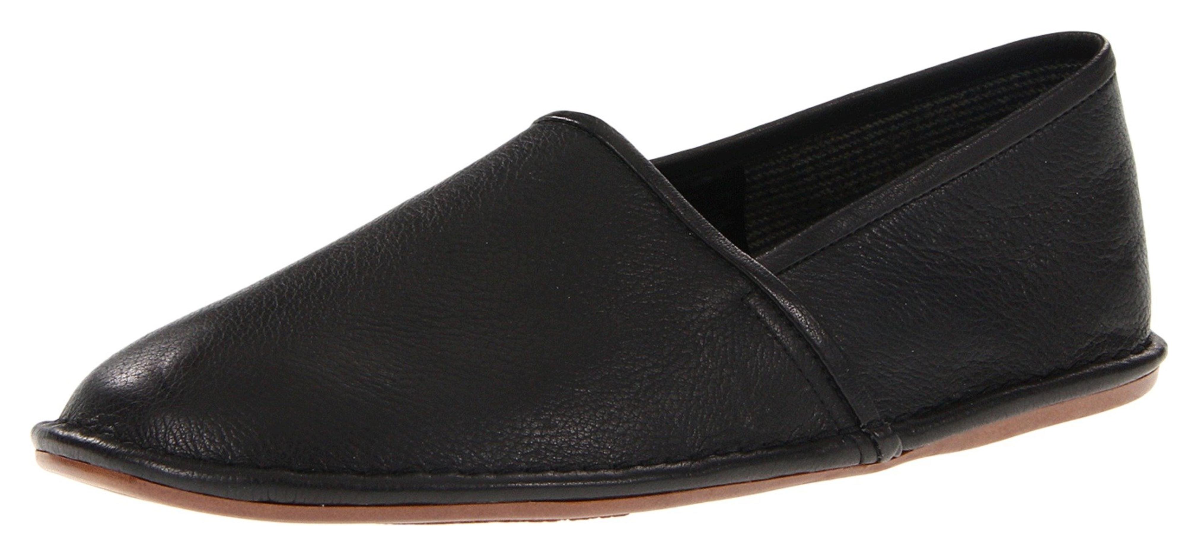 L.B. Evans Lars Slipper, Black Leather