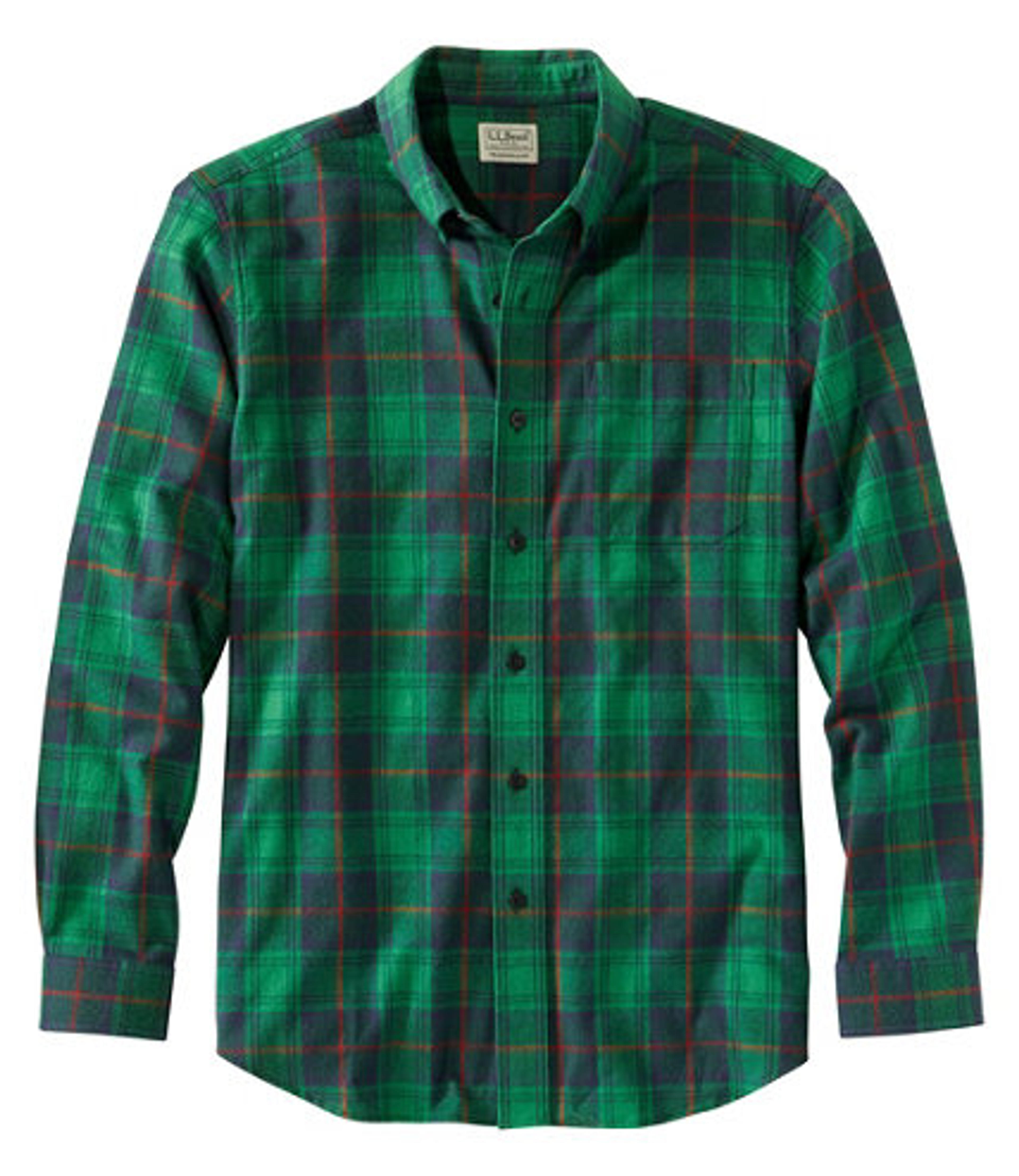 Men's Scotch Plaid Flannel Shirt, Traditional Fit | Casual Button-Down Shirts at L.L.Bean