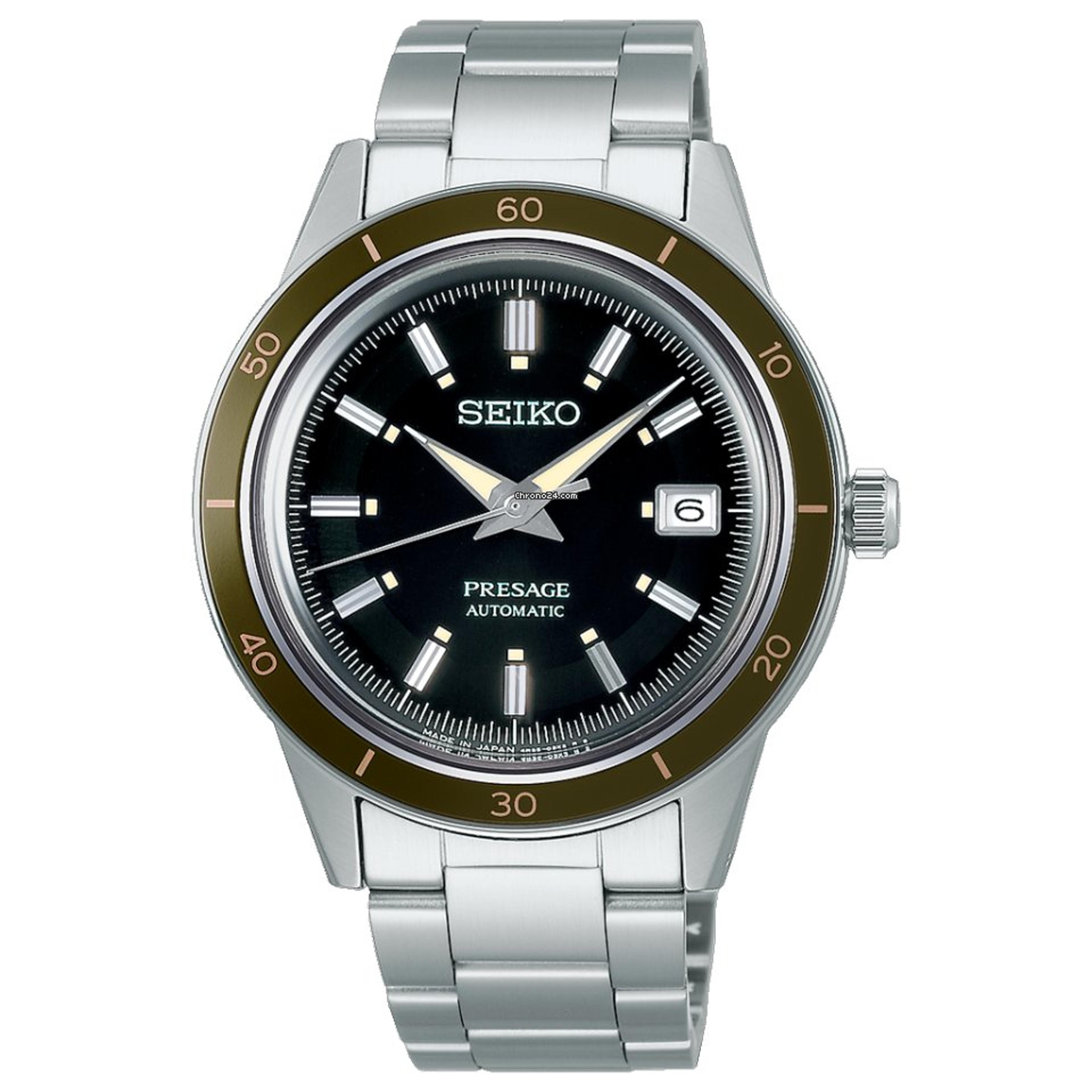 ⁣Seiko Presage Automatic 40.8mm - Style60's Series SRPG07 ( NEW... for $513 for sale from a Seller on Chrono24