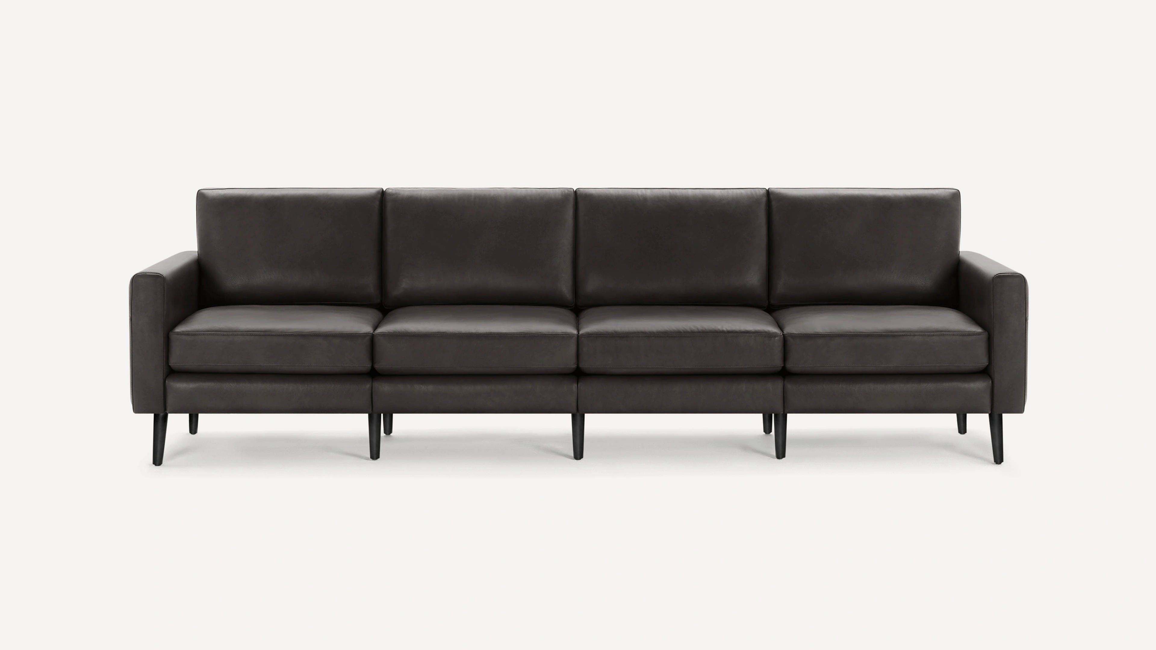 The Nomad Leather King Sofa | Burrow