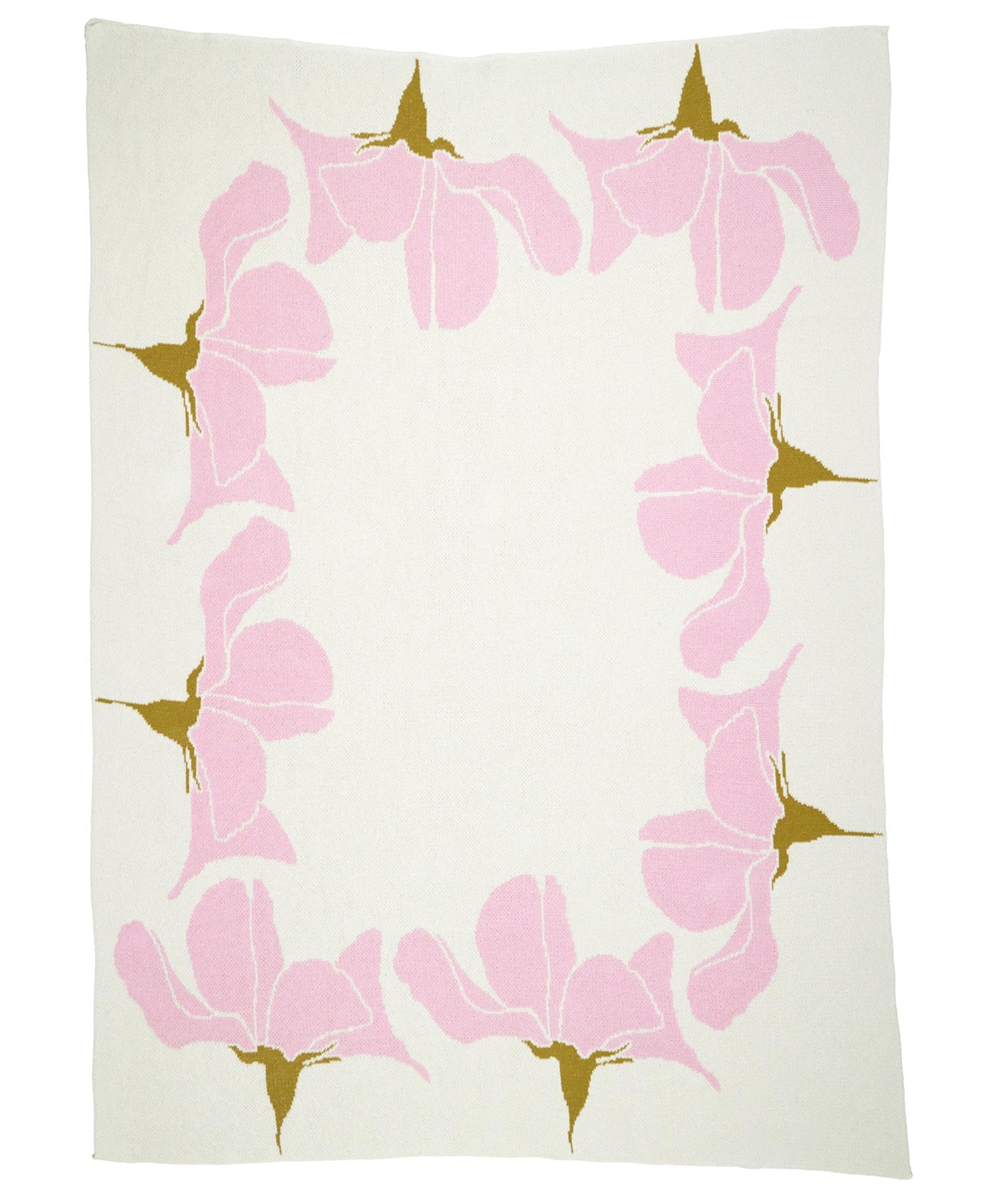 Cherry Blossom Knit Blanket – Cold Picnic