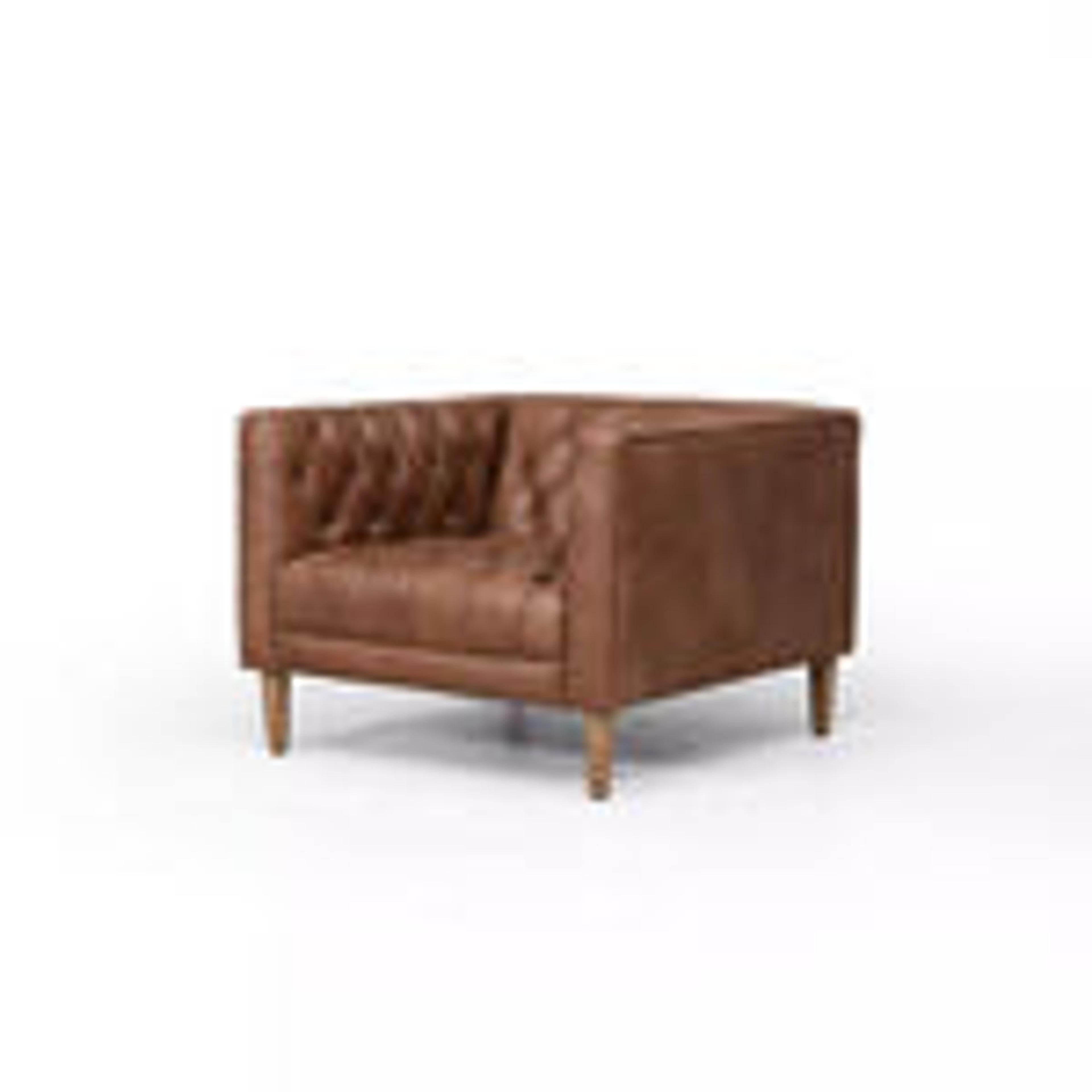 Williams Leather Chair Nw Chocolate | Scout & Nimble